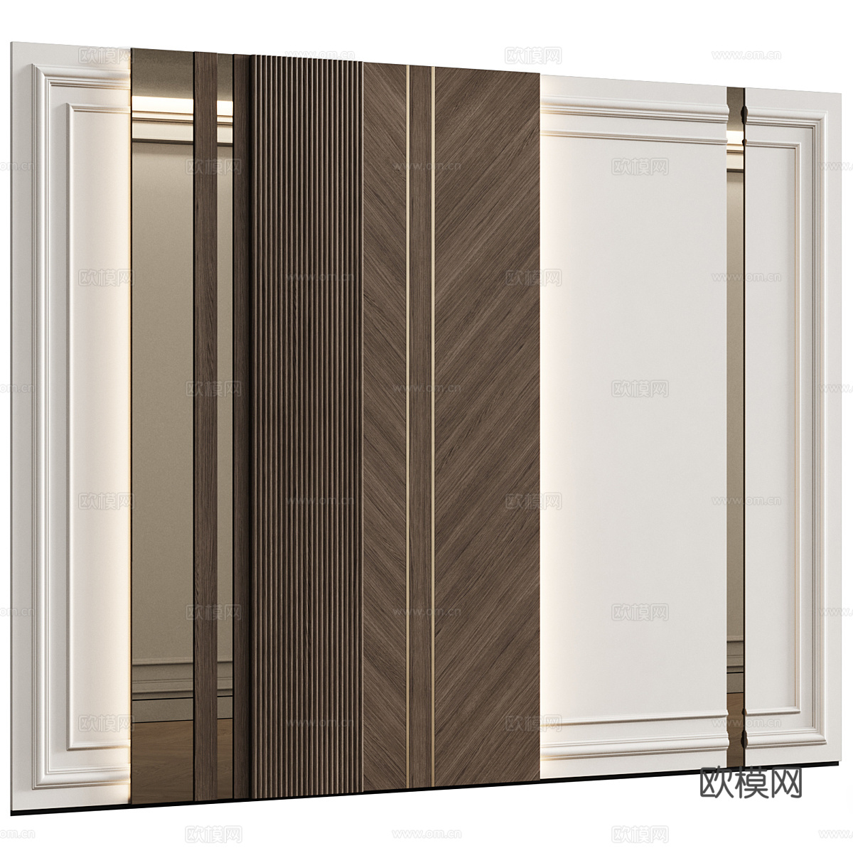 背景墙3d模型下载