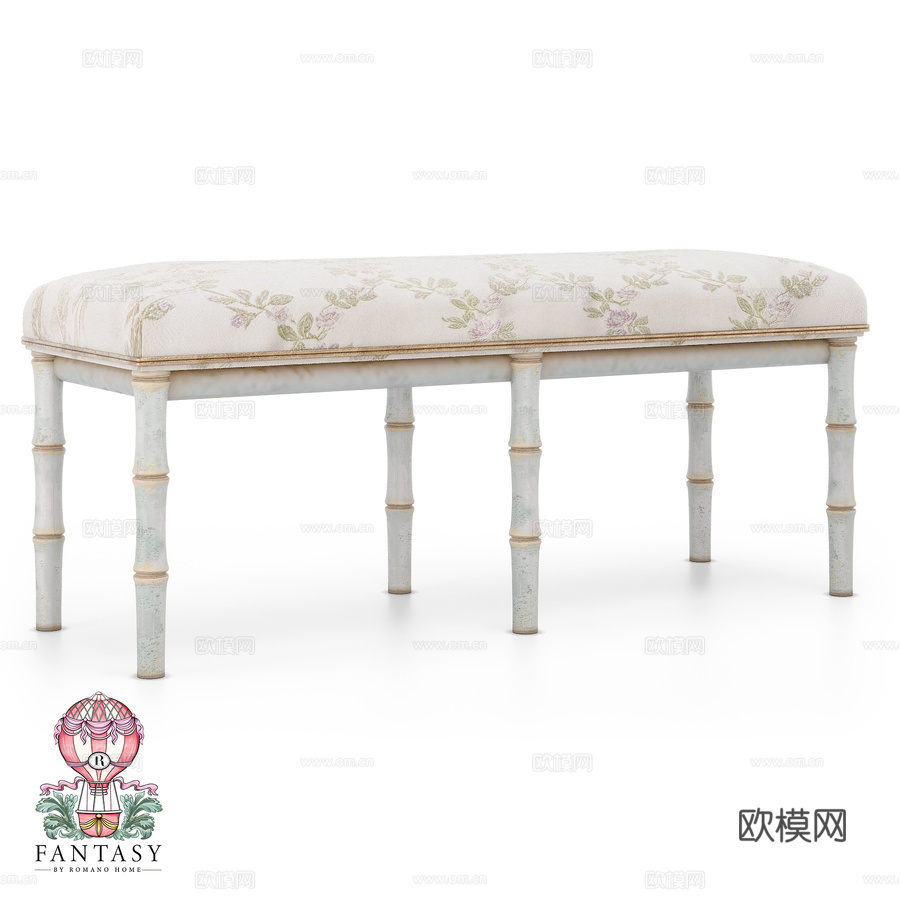 (OM) 罗曼诺家居 尤明梦幻长凳3d模型下载