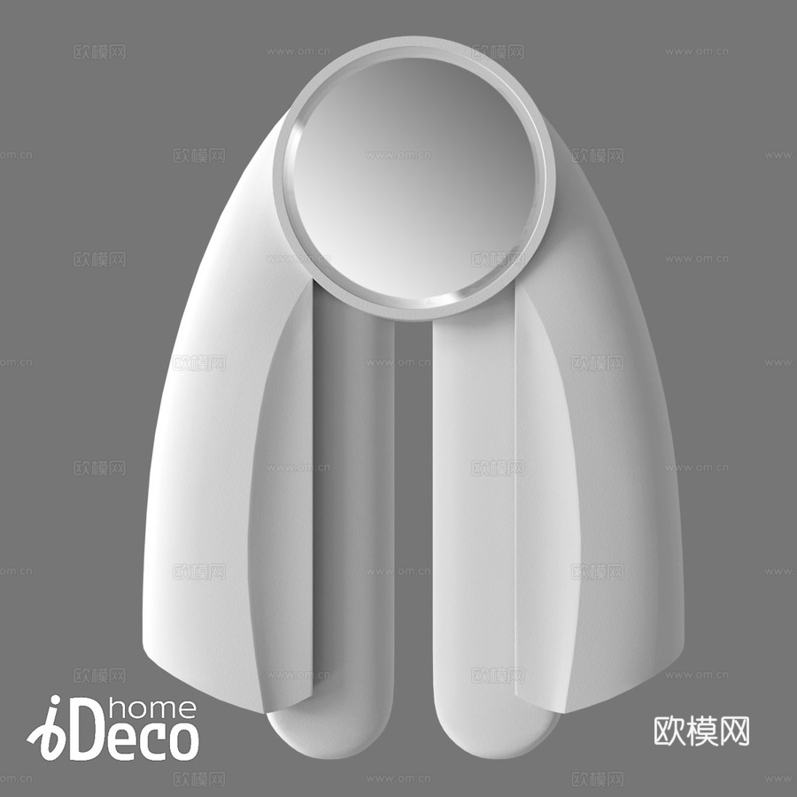 OM IB极简灰泥镜 Malevich款3d模型下载