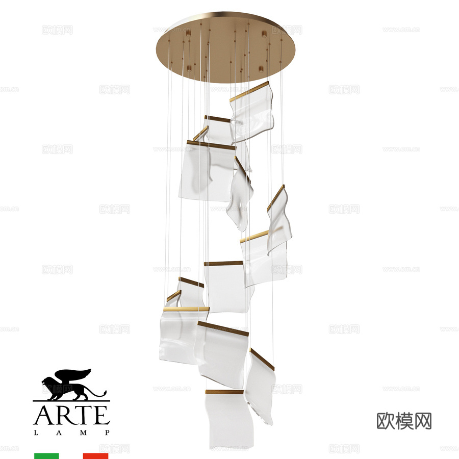 ARTE灯具 OM A2283SP-14GO3d模型下载
