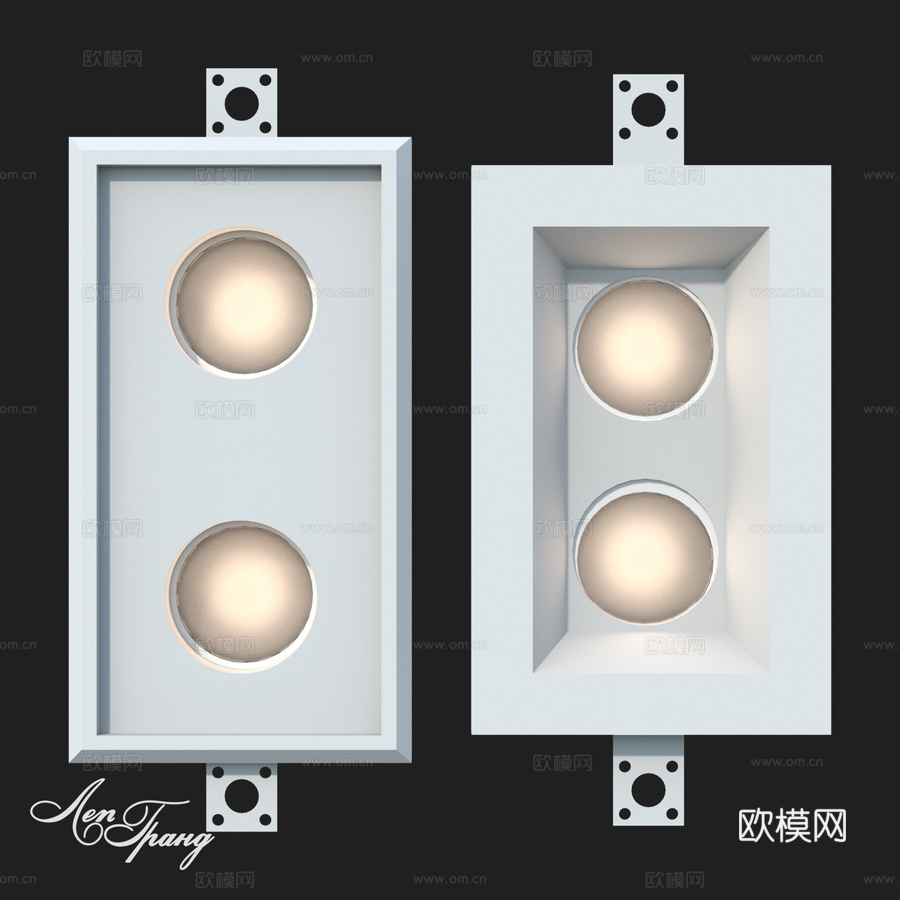 嵌入式灯具 No. 4, 15 LepGrand3d模型下载