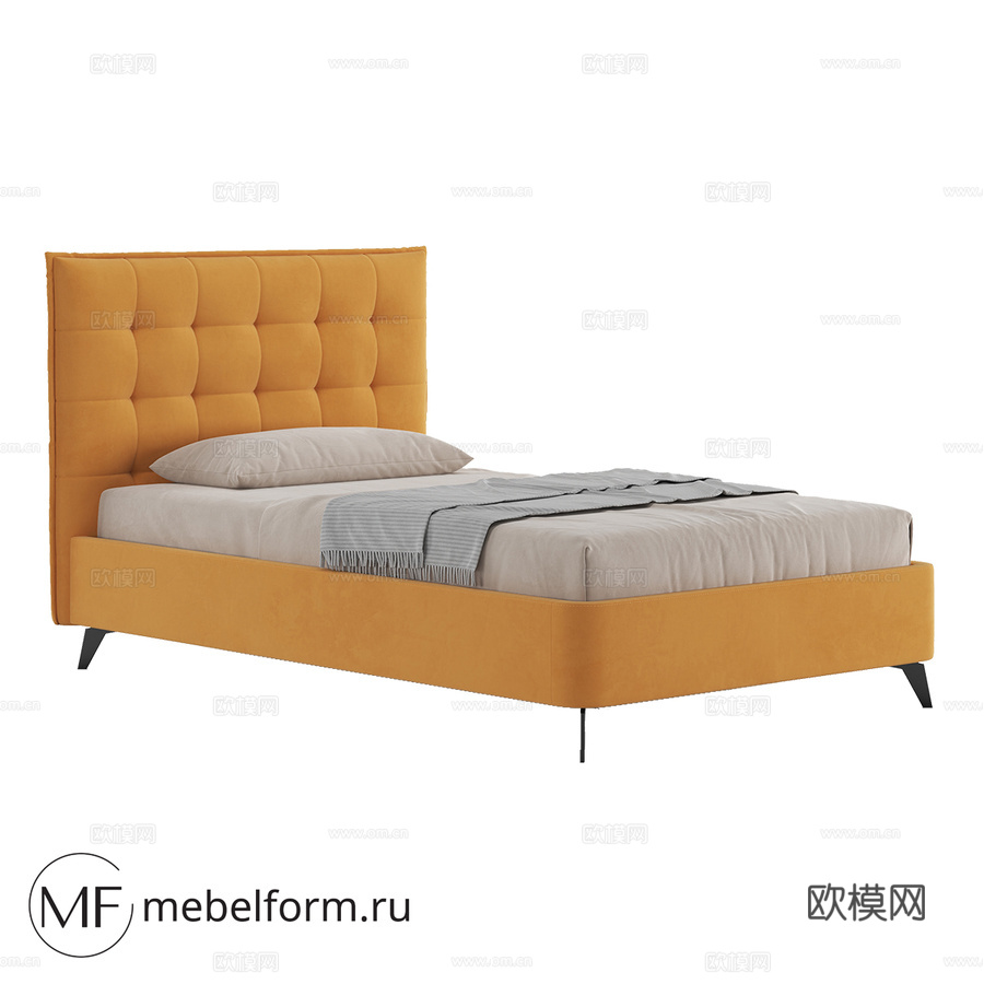 OM FLORENCE带腿婴儿床3d模型下载