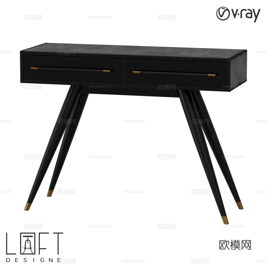Console LoftDesigne 80507 型号3d模型下载