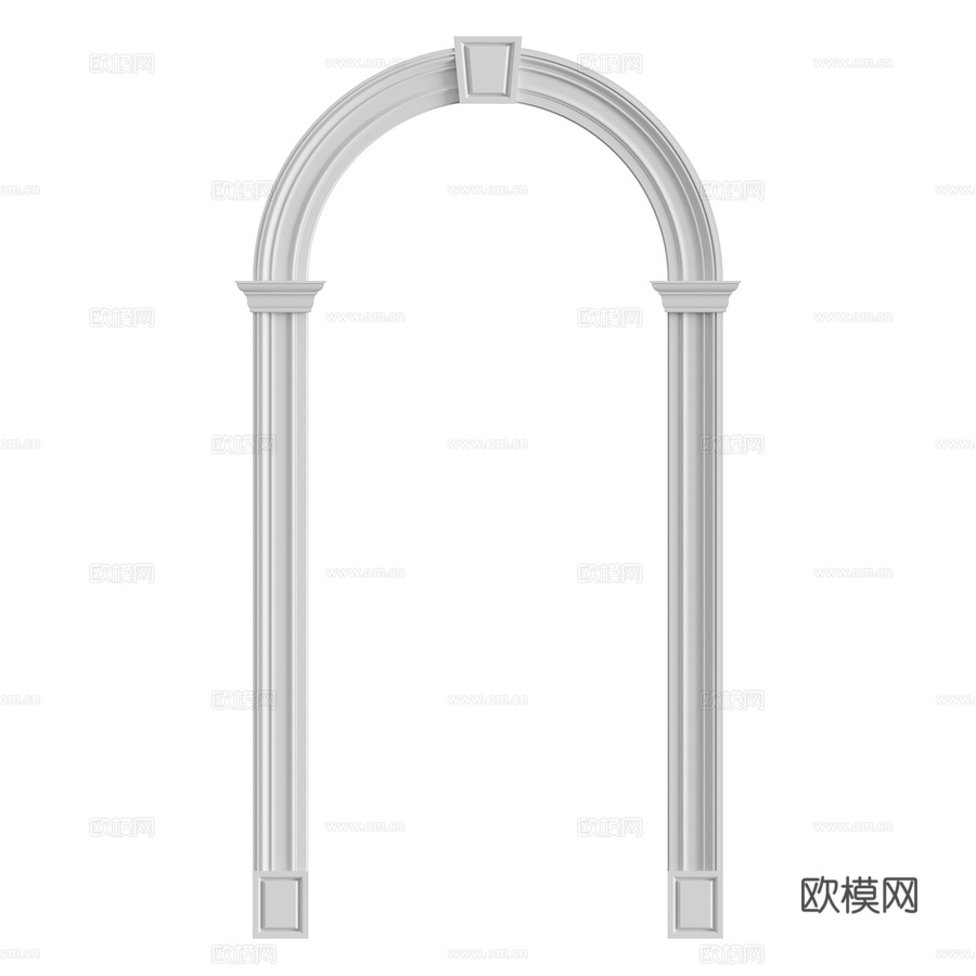 开口编号213d模型下载