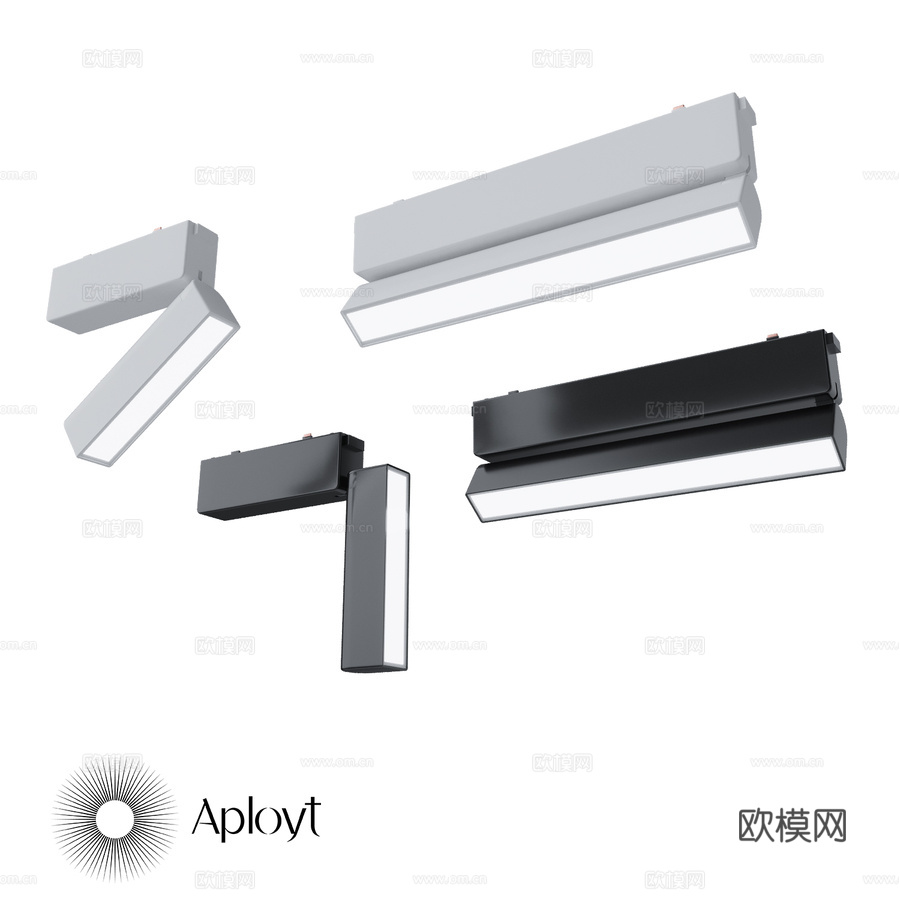 旋转轨道灯APL.01033d模型下载