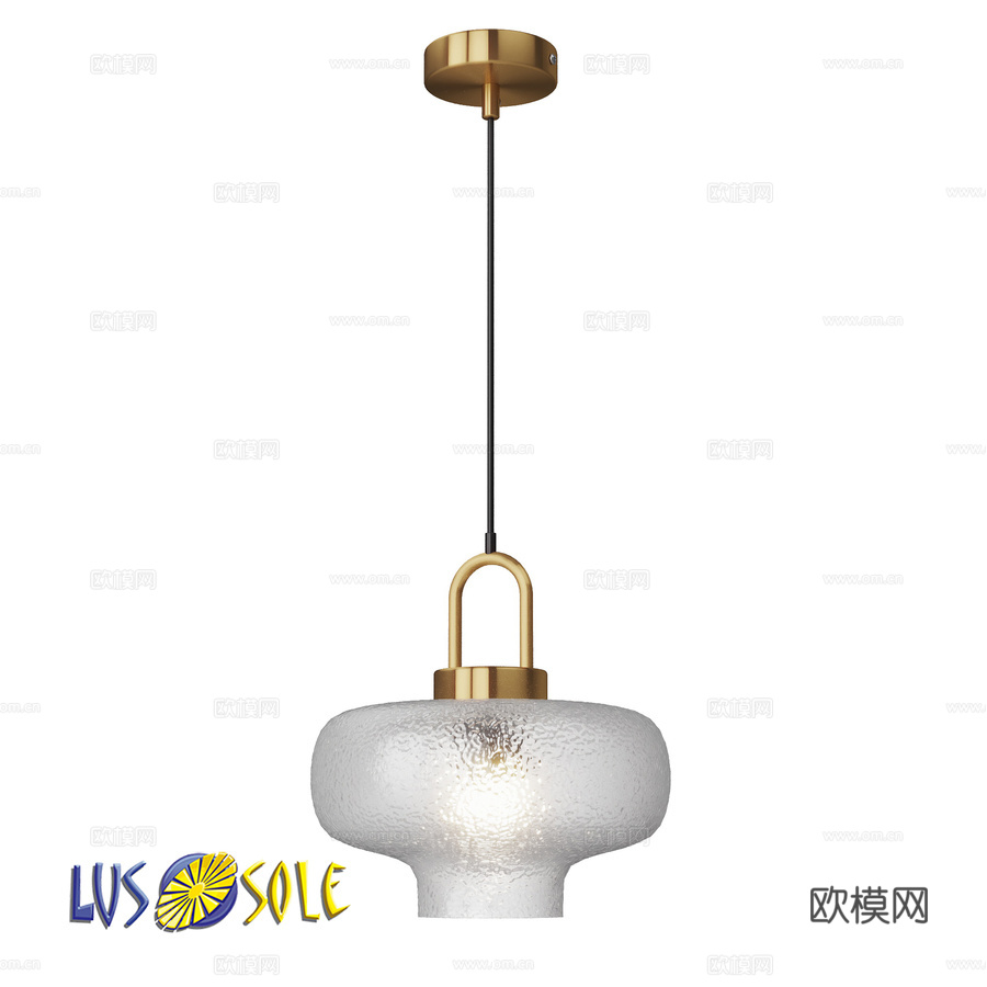 OM 吊灯 Lussole Laredo LSP-88423d模型下载