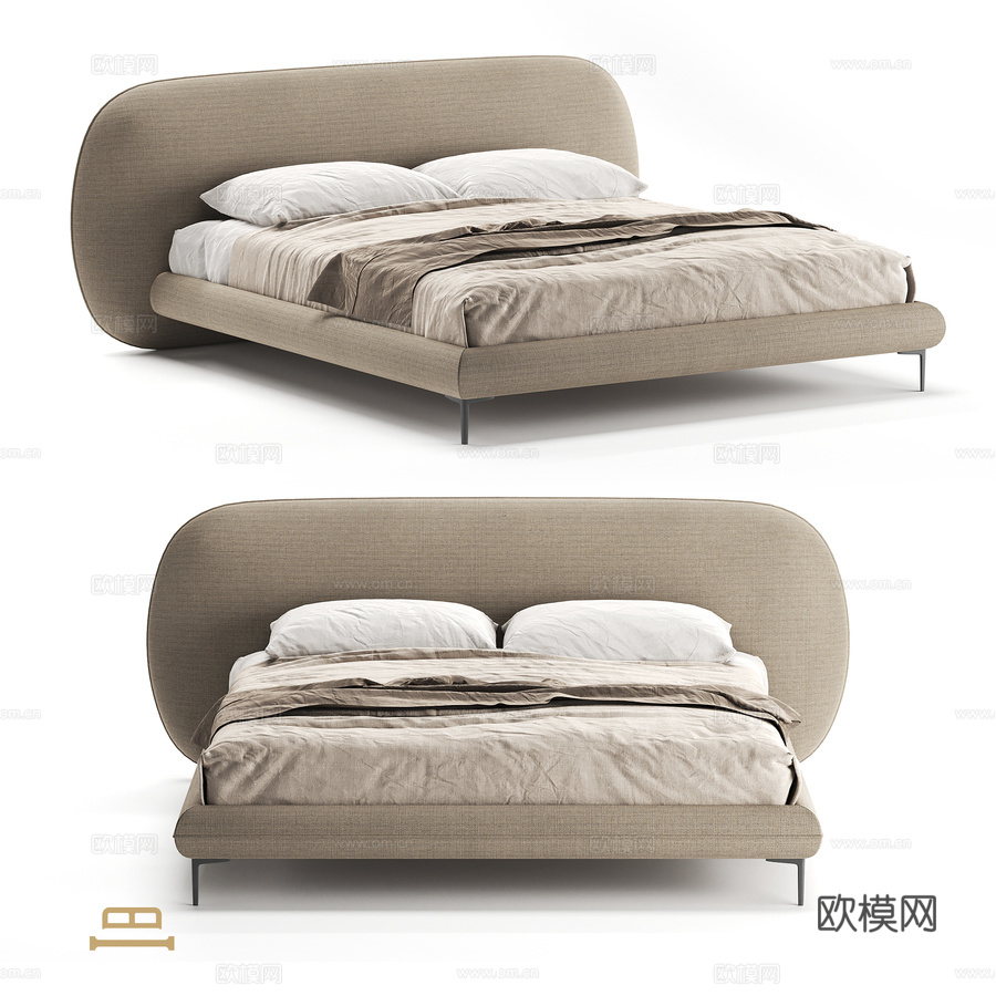 OM Bolzano床3d模型下载