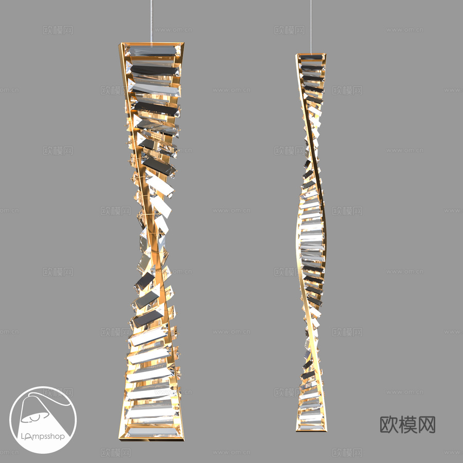 LampsShop.ru PDL2500 吊灯 Socho3d模型下载