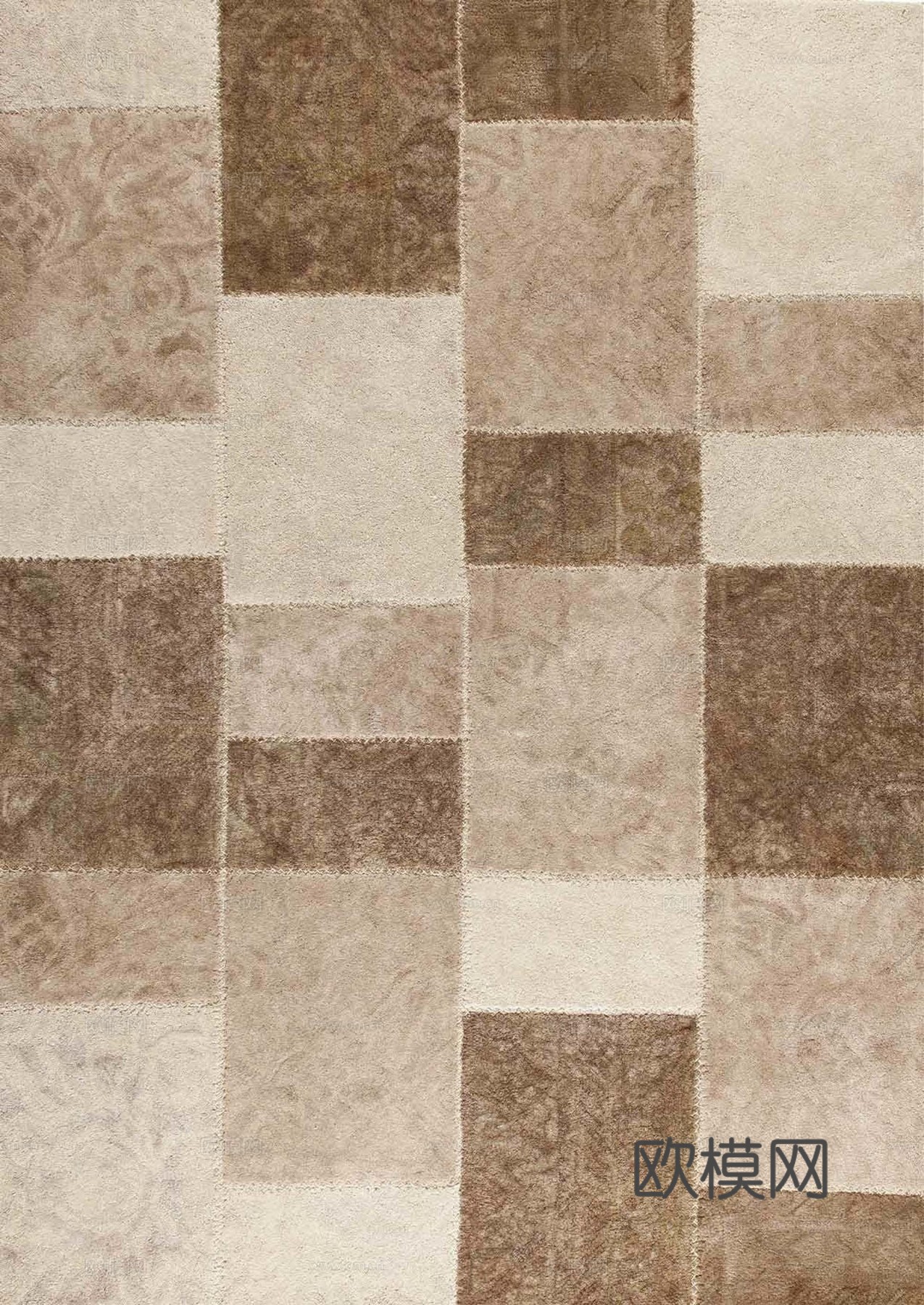 法式无缝复古几何地毯办公地毯