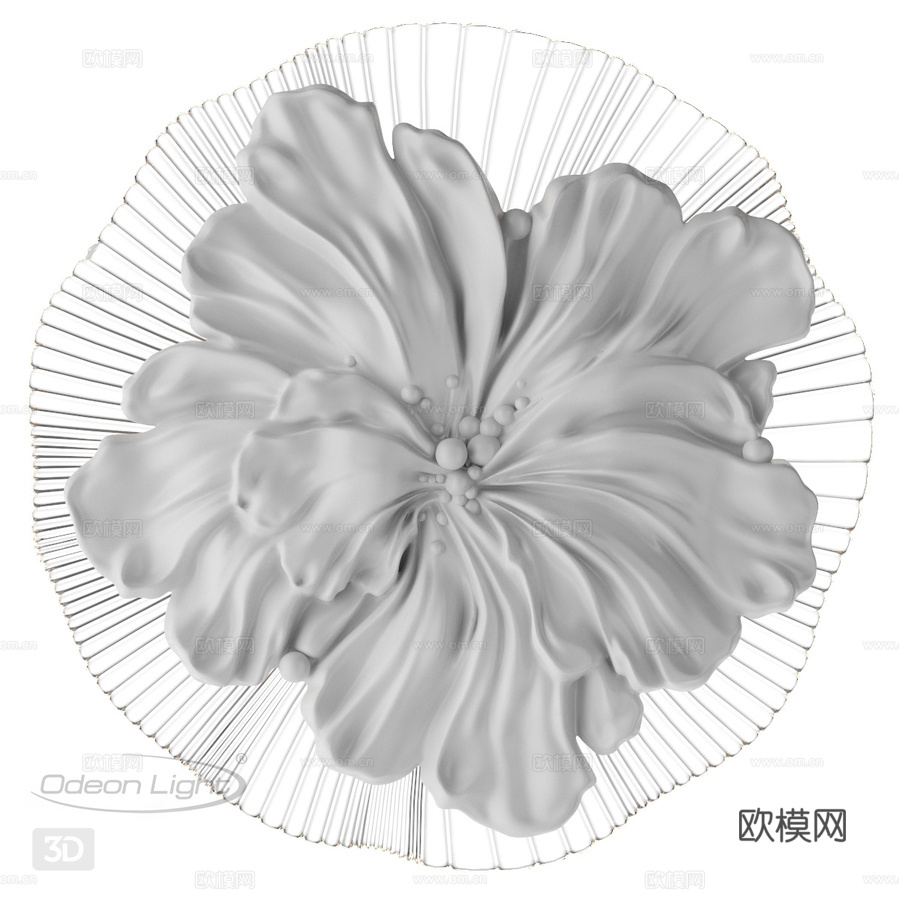 ODEON LIGHT 6614 8WL FIORE3d模型下载