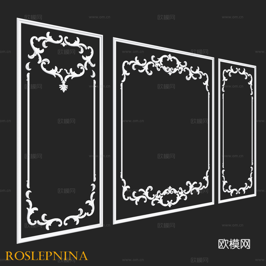 框架 ADEL 1-2-3 号，出自 RosLepnina3d模型下载