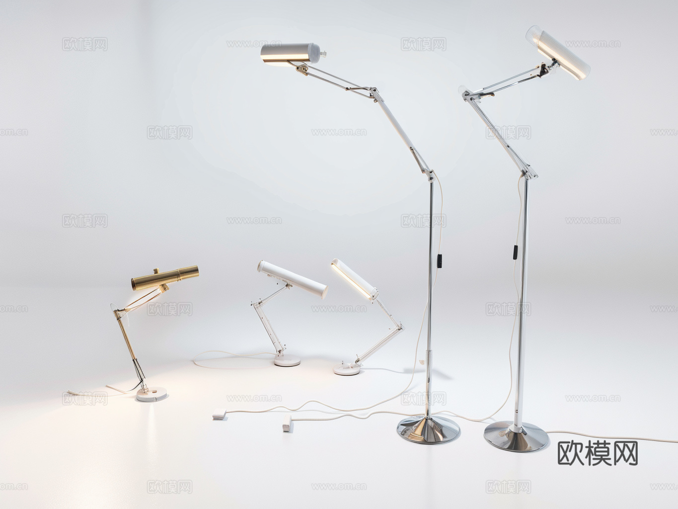 台灯su模型