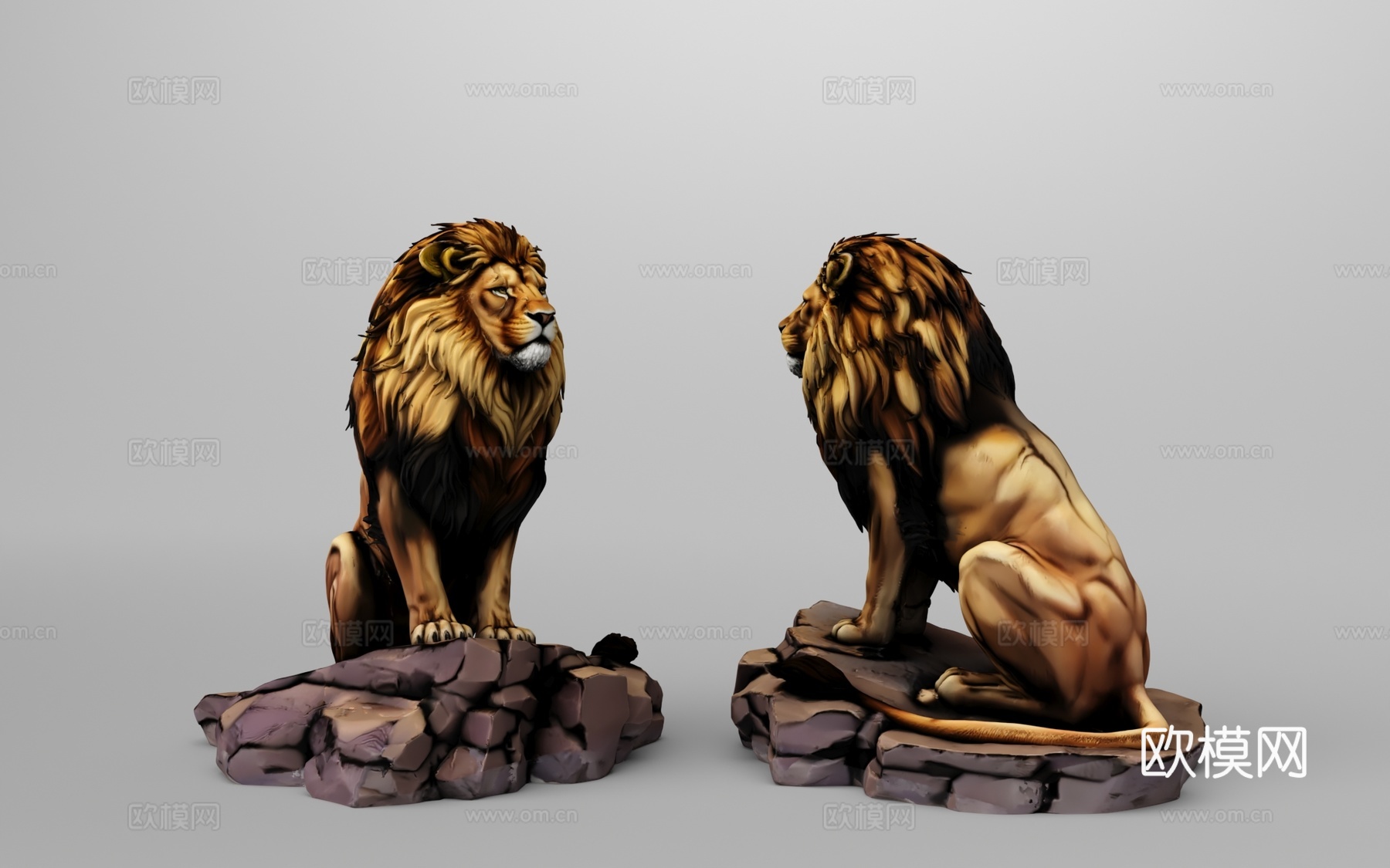 雄狮3d模型下载