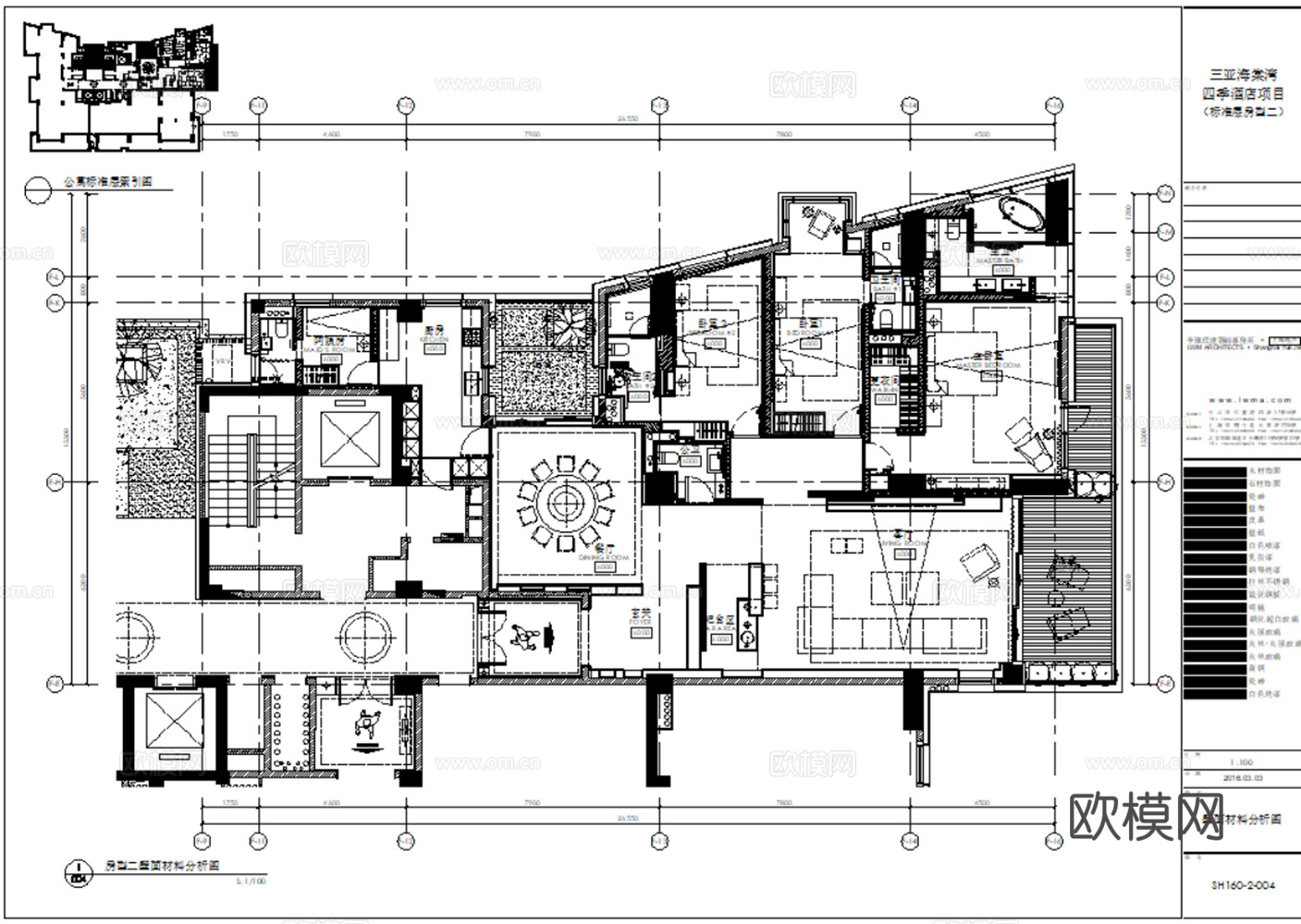 大平层 简约风 样板间 家装豪宅 大户型 现代简约 洋房 超cad施工图