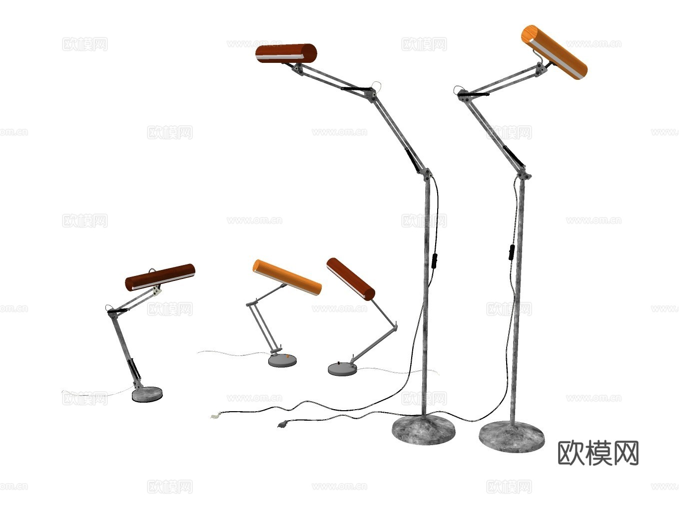 台灯su模型