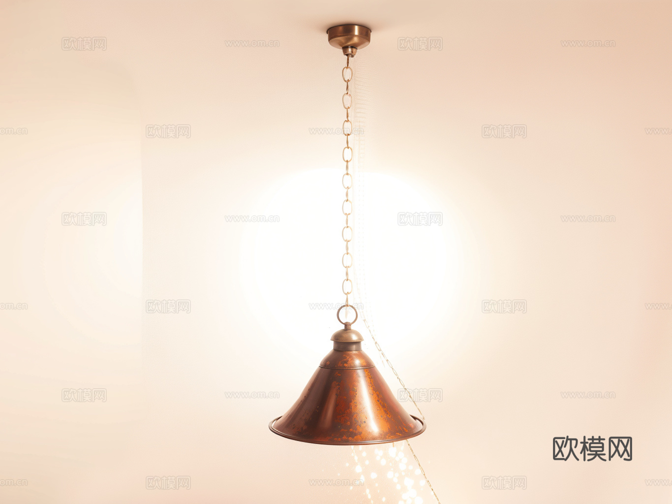 吊灯su模型