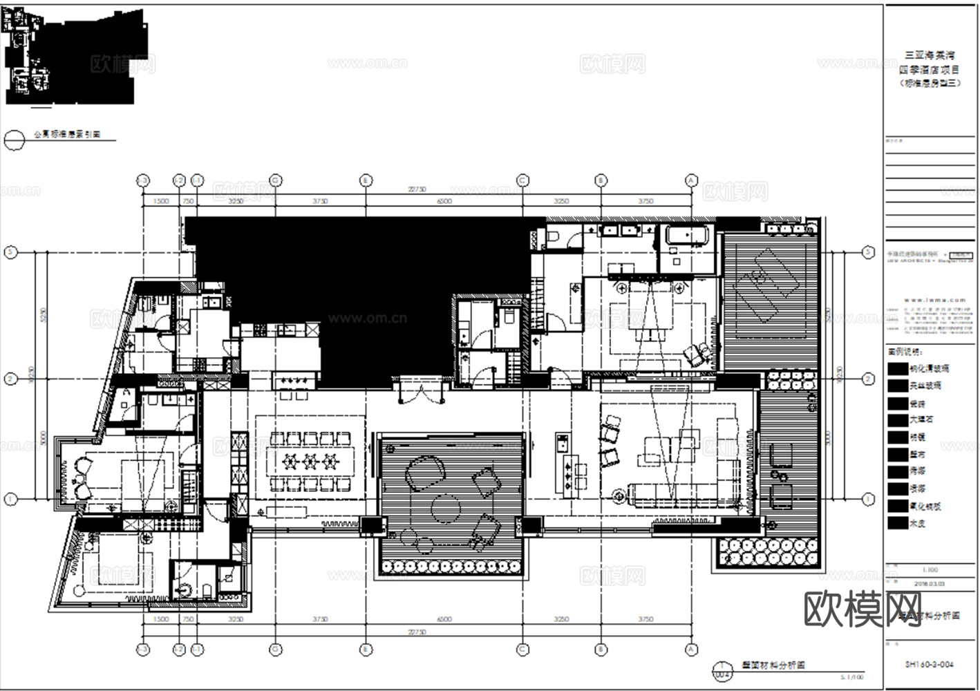 大平层 简约风 样板间 家装豪宅 大户型 现代简约 洋房 超cad施工图