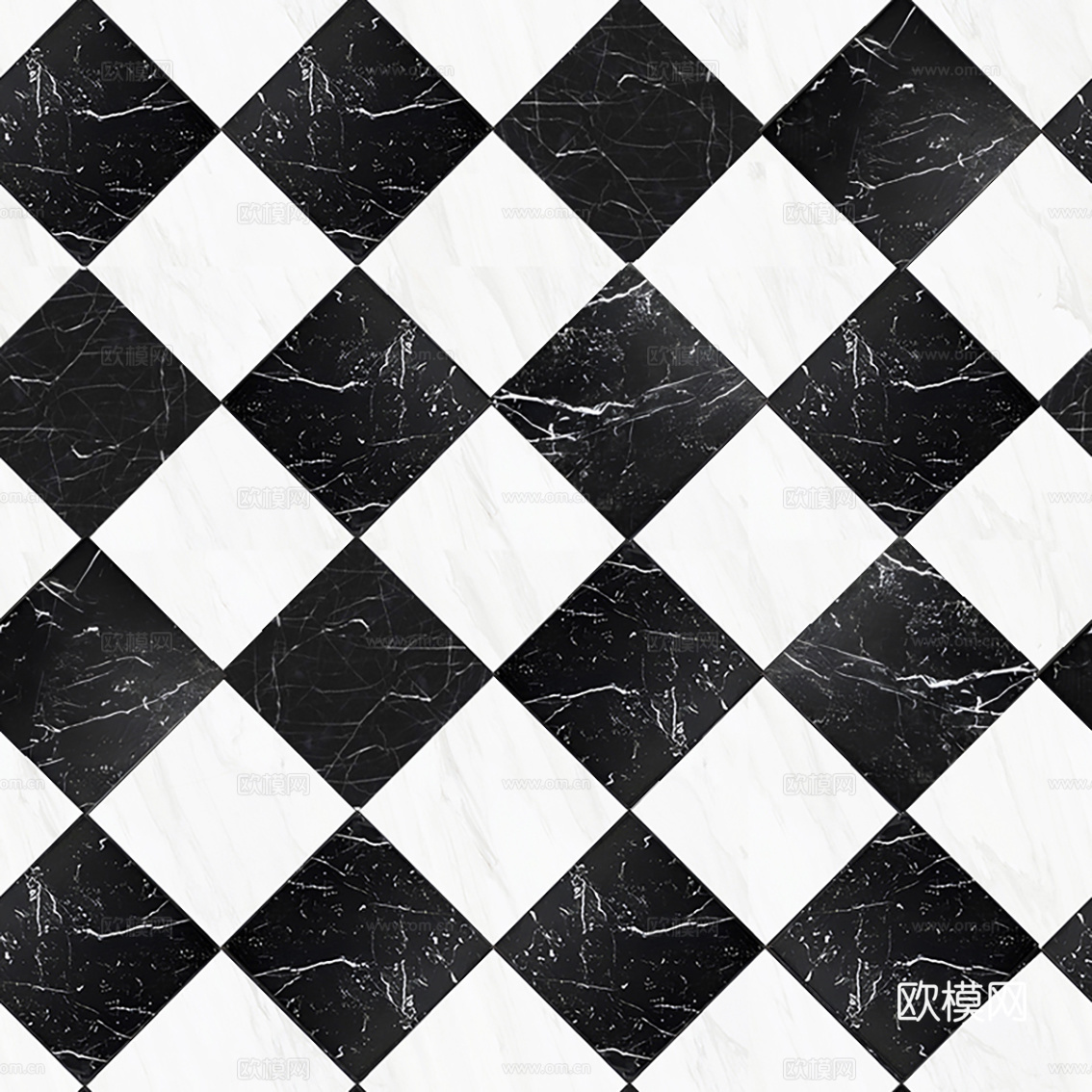 法式复古几何花砖艺术砖贴图