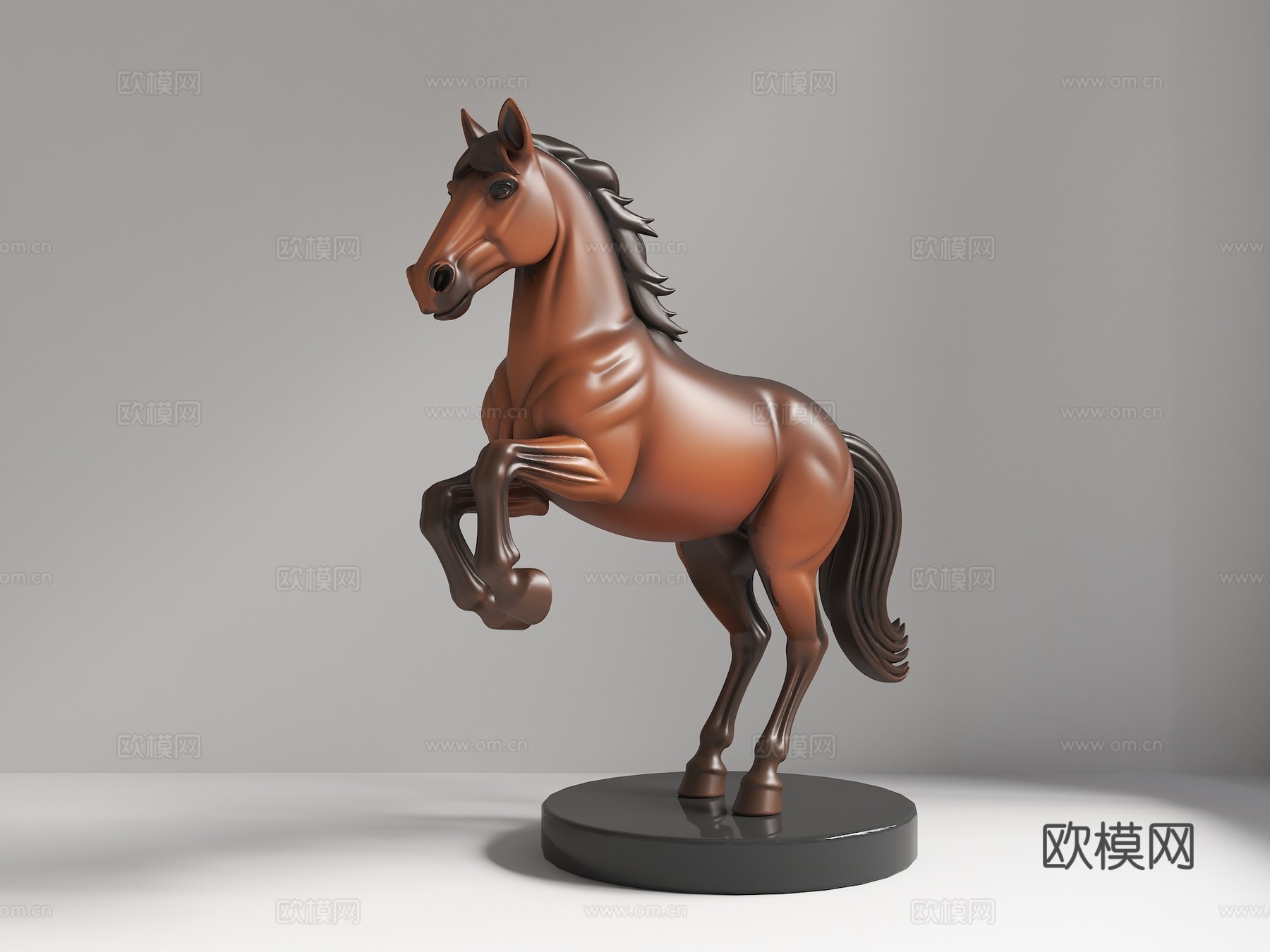马 马雕塑  动物雕塑 景观雕塑 城市雕塑 马摆件 艺术装置3d模型下载