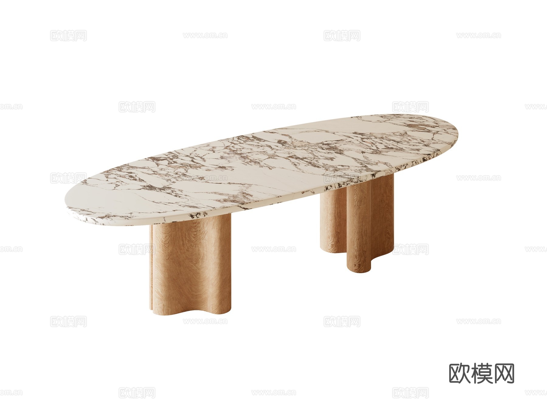 现代轻奢餐桌su模型