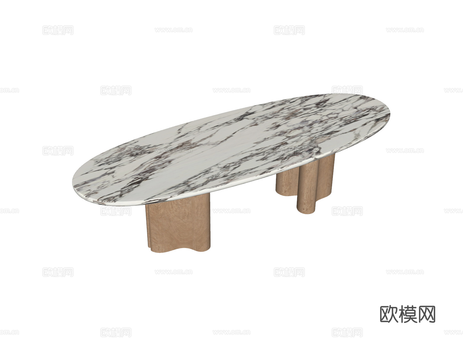 现代轻奢餐桌su模型