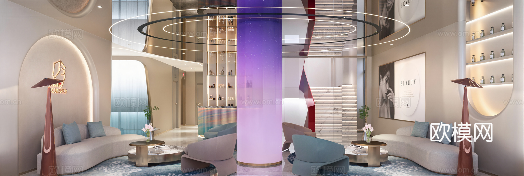 现代医疗美容机构  美容美发  月子中心  医美 生美su模型