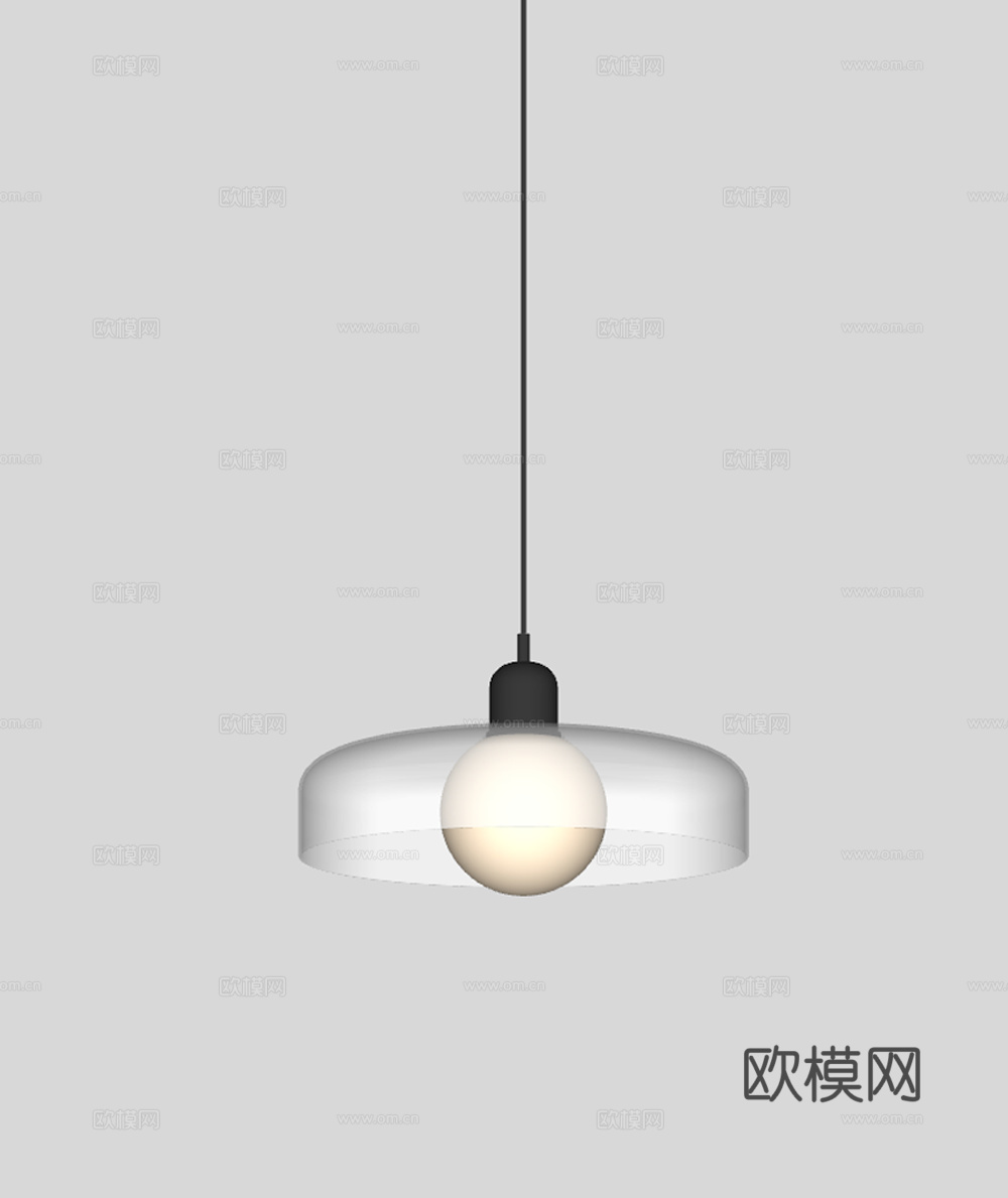 奶油风吊灯 餐厅吊灯 床头吊灯 书房吊灯 现代吊灯su模型