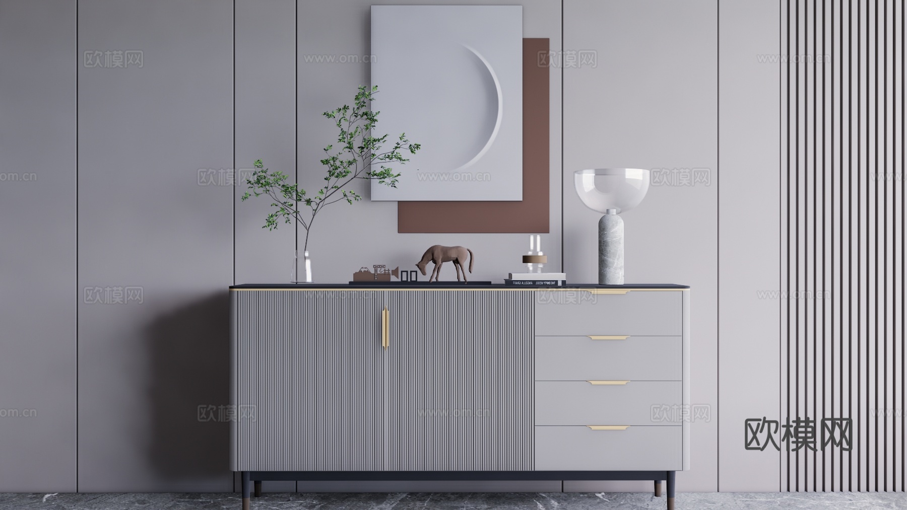 小物件 陈设饰品 小品 玩具 桌子 灯具su模型