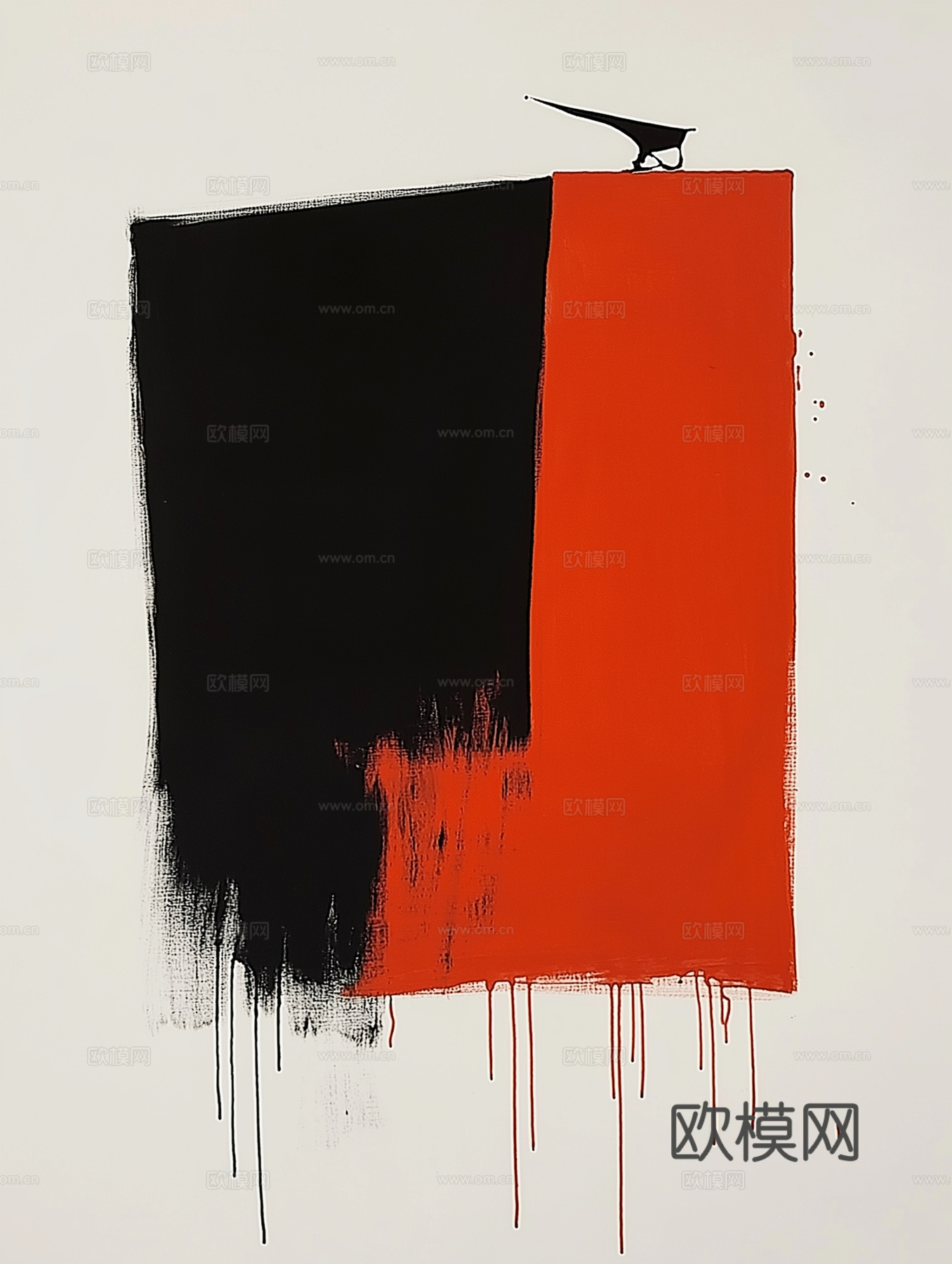 高清中式禅意抽象画