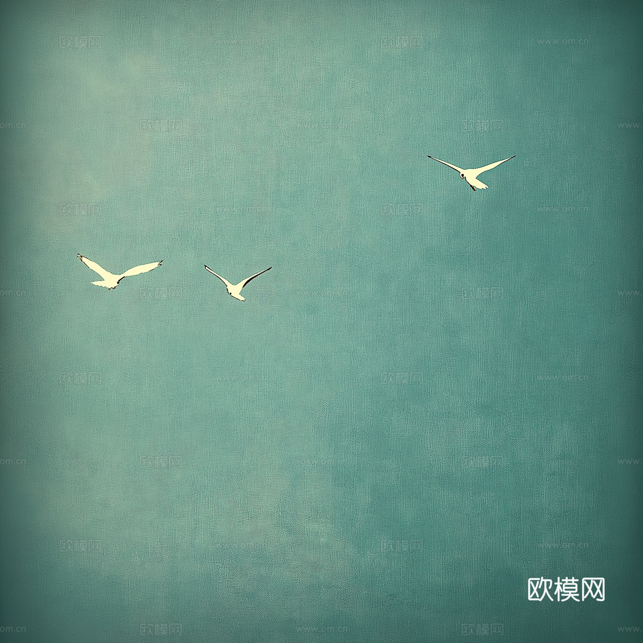 高清中式禅意极简画