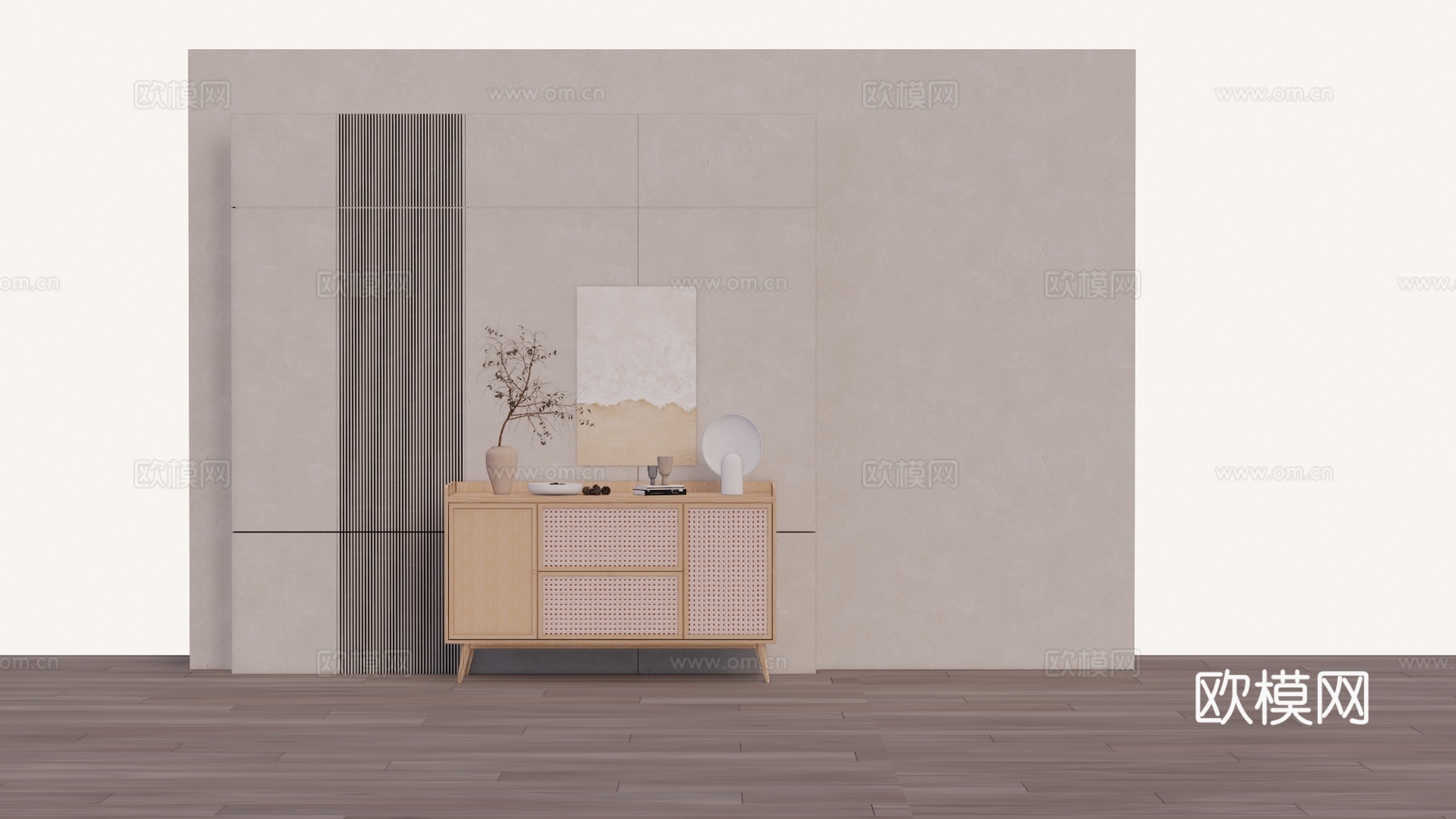 小品 灯具 桌子 装饰品su模型