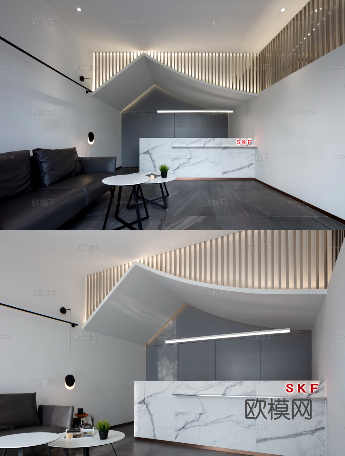 两层独立办公室丨施工图CAD丨摄影cad施工图下载（渲染图4）