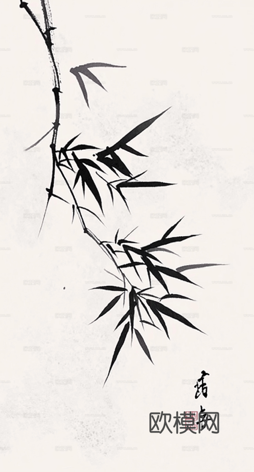 高清中式禅意水墨画