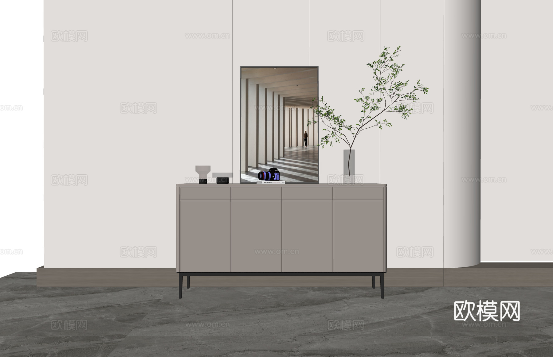 桌子 灯具 装饰品 小品 小物件su模型