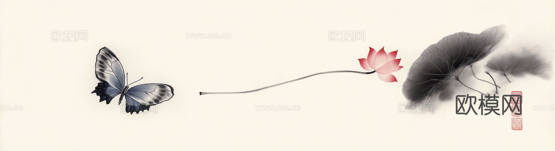 高清中式禅意水墨画