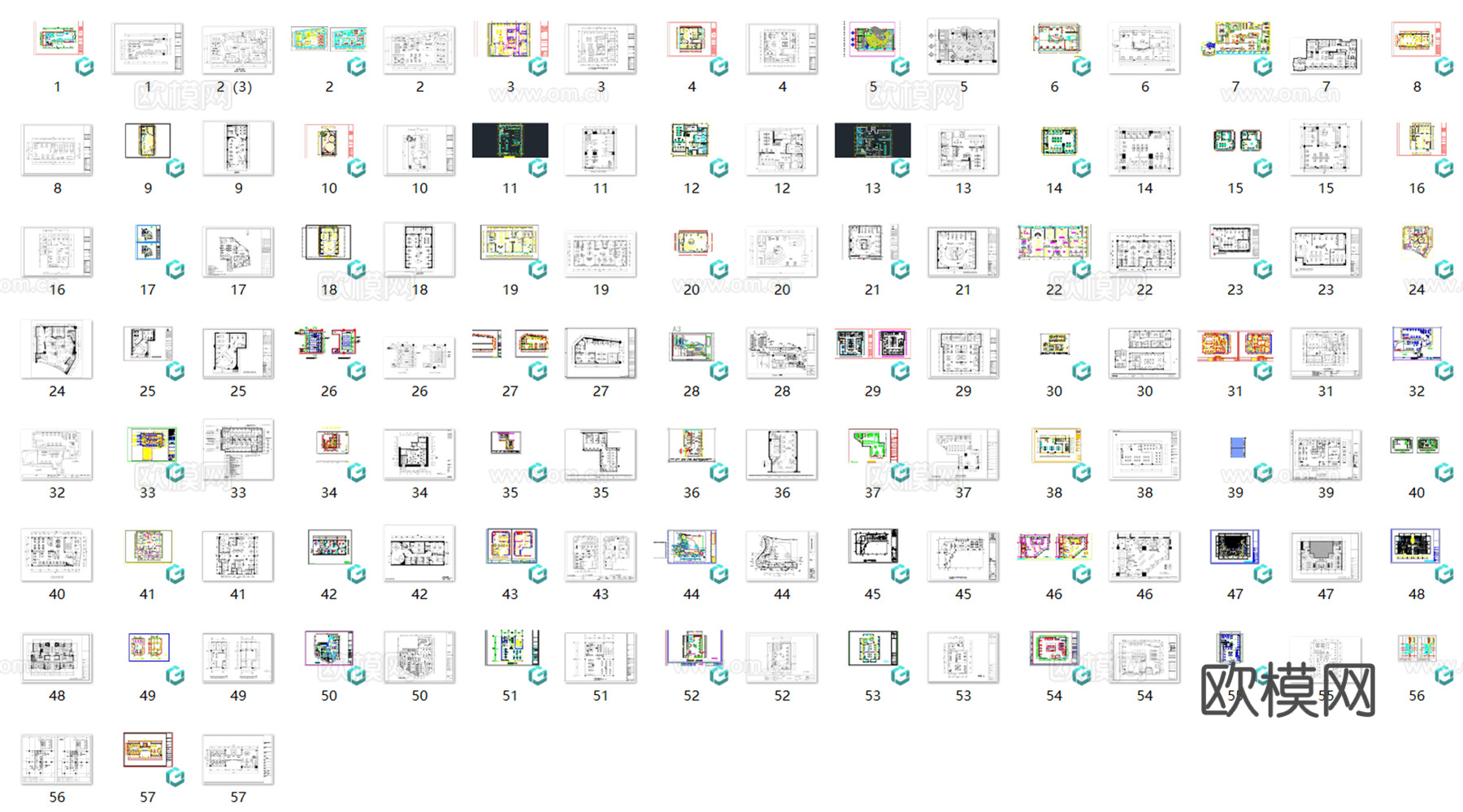 美发沙龙 理发店 美发店 美容美发 发廊 洗头房 美发沙龙cad施工图