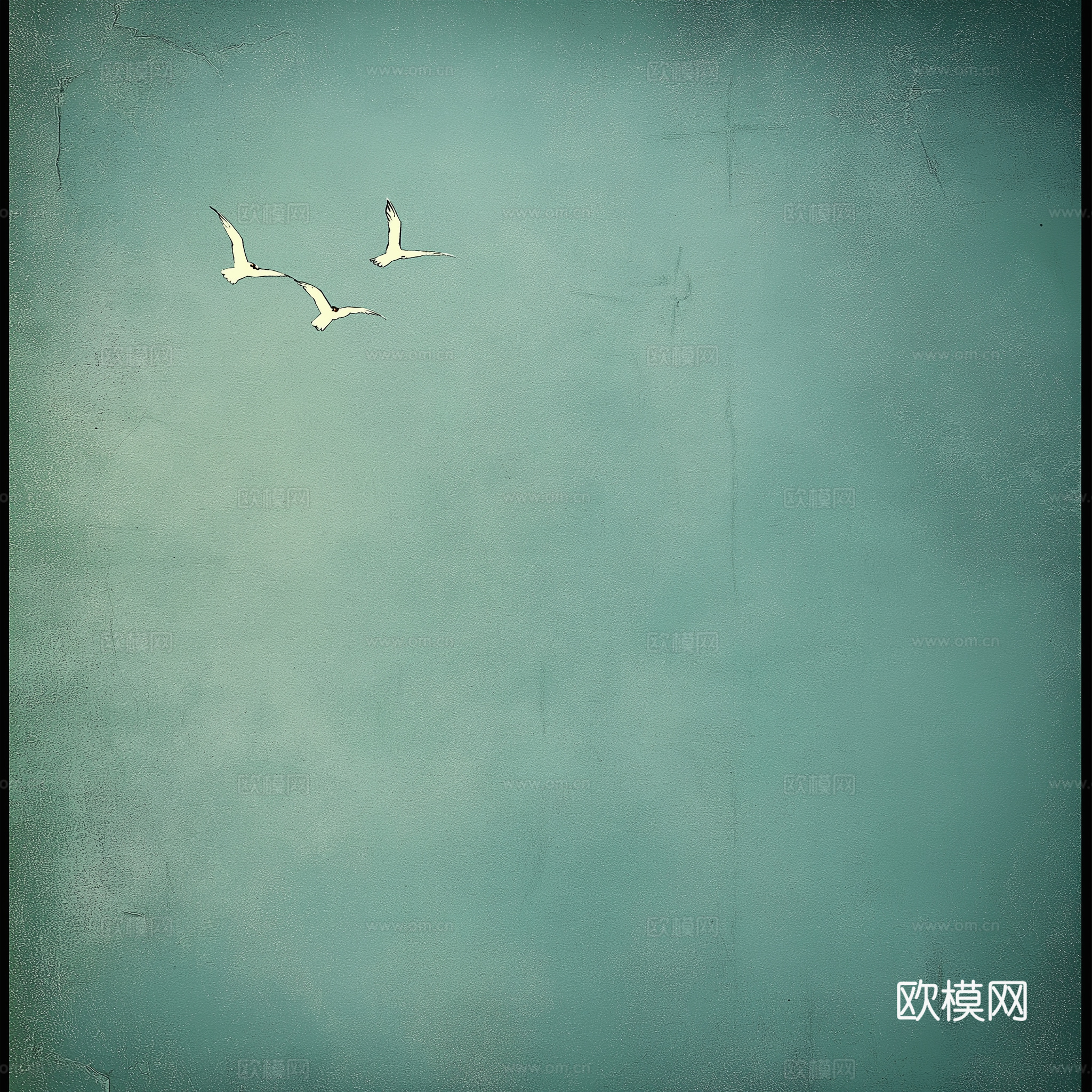 高清中式禅意极简画