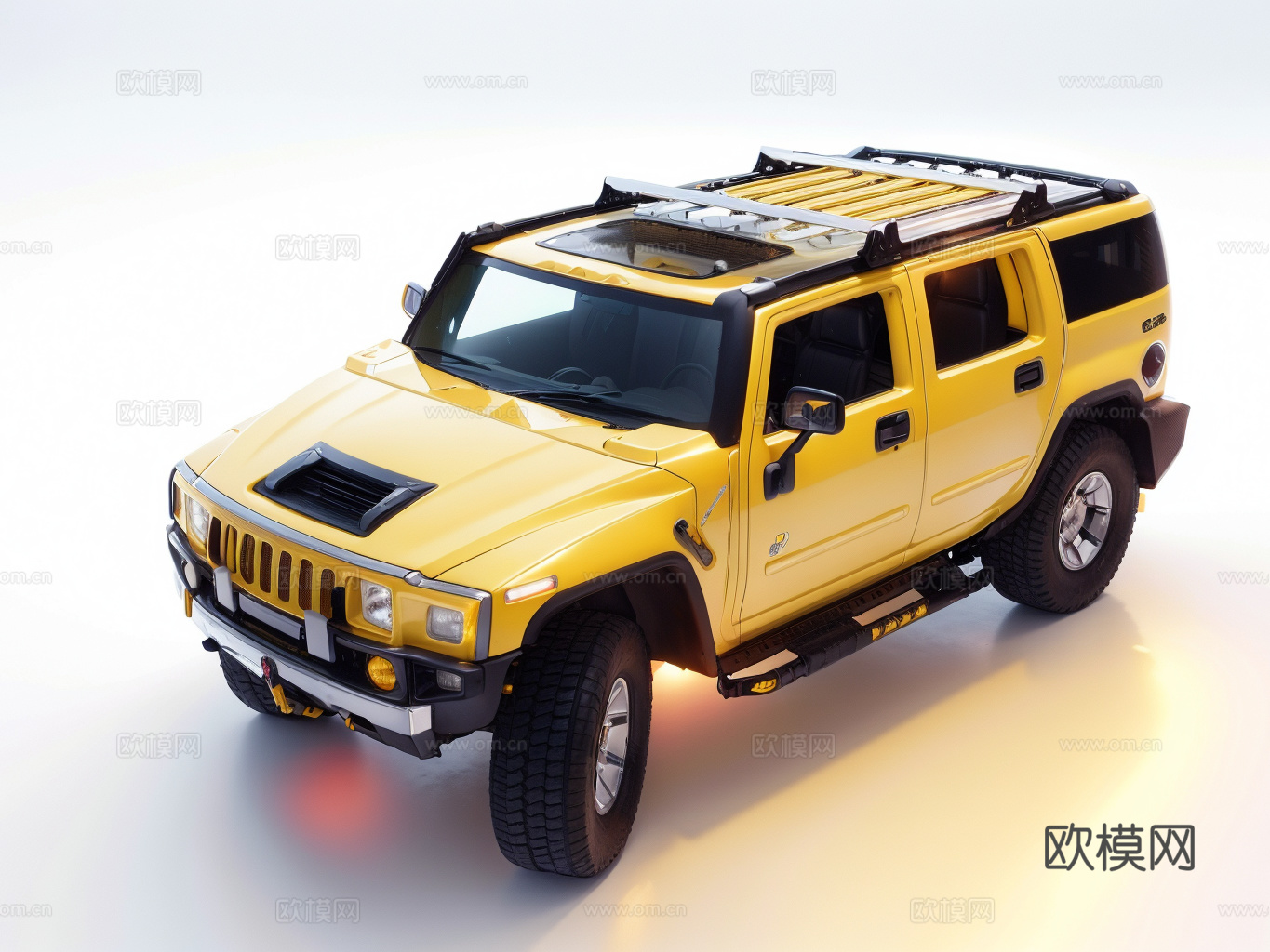 汽车su模型下载（渲染图1）