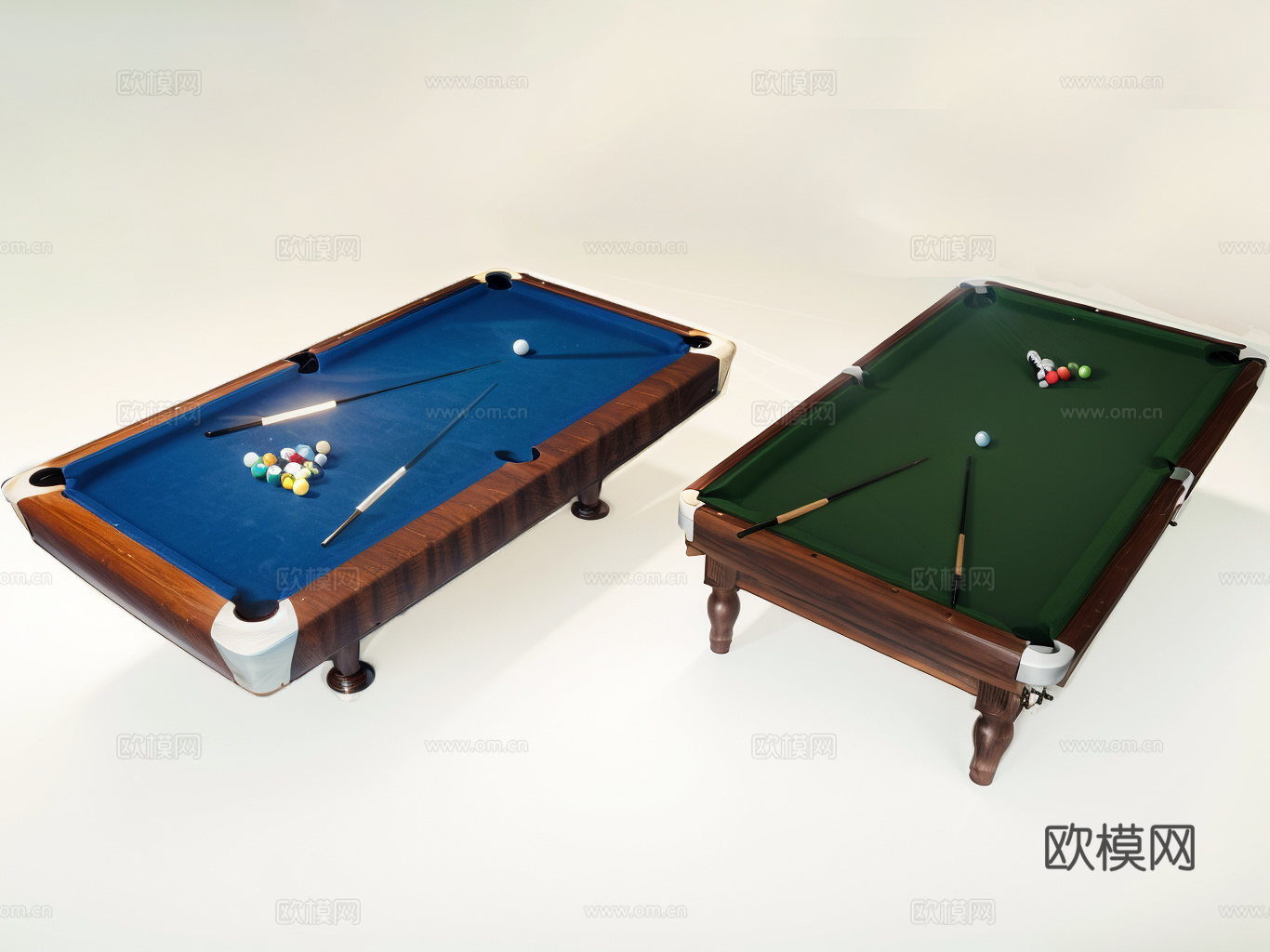 桌球su模型