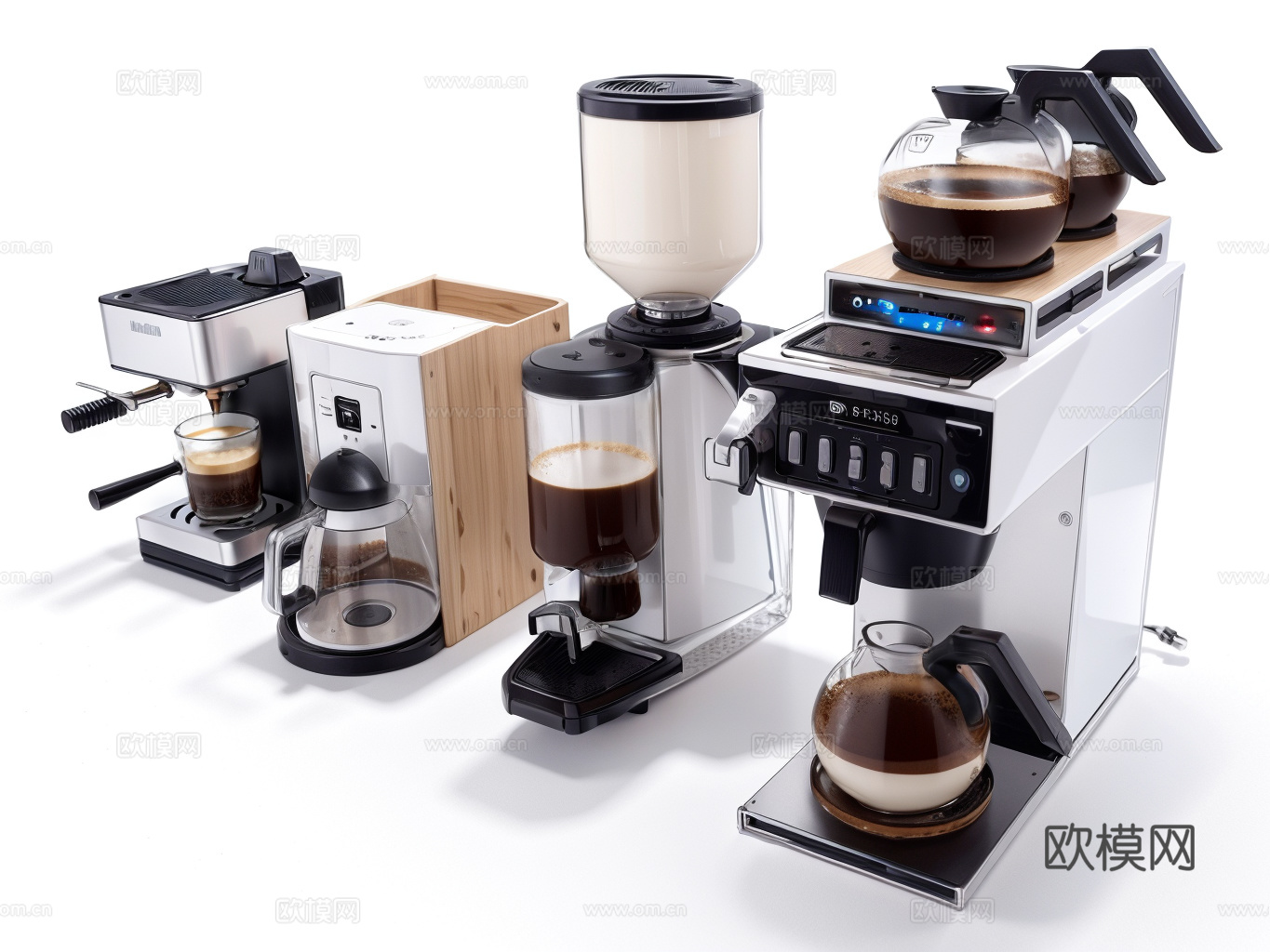 咖啡机su模型