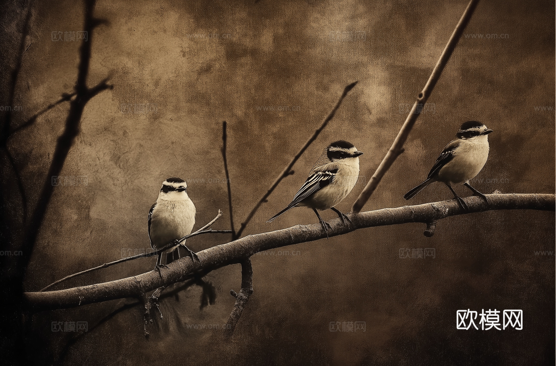 高清中古风挂画