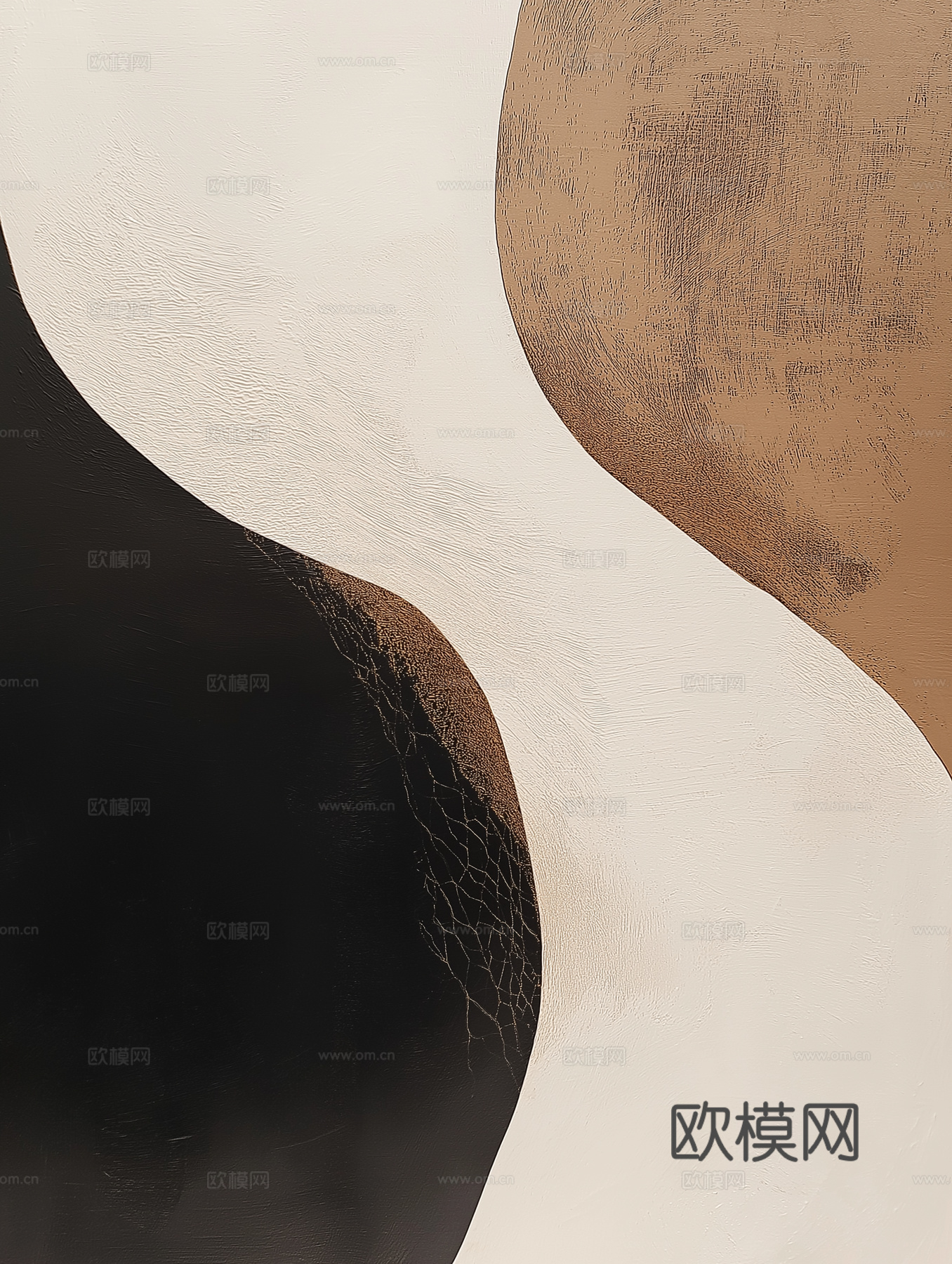 高清现代抽象油画