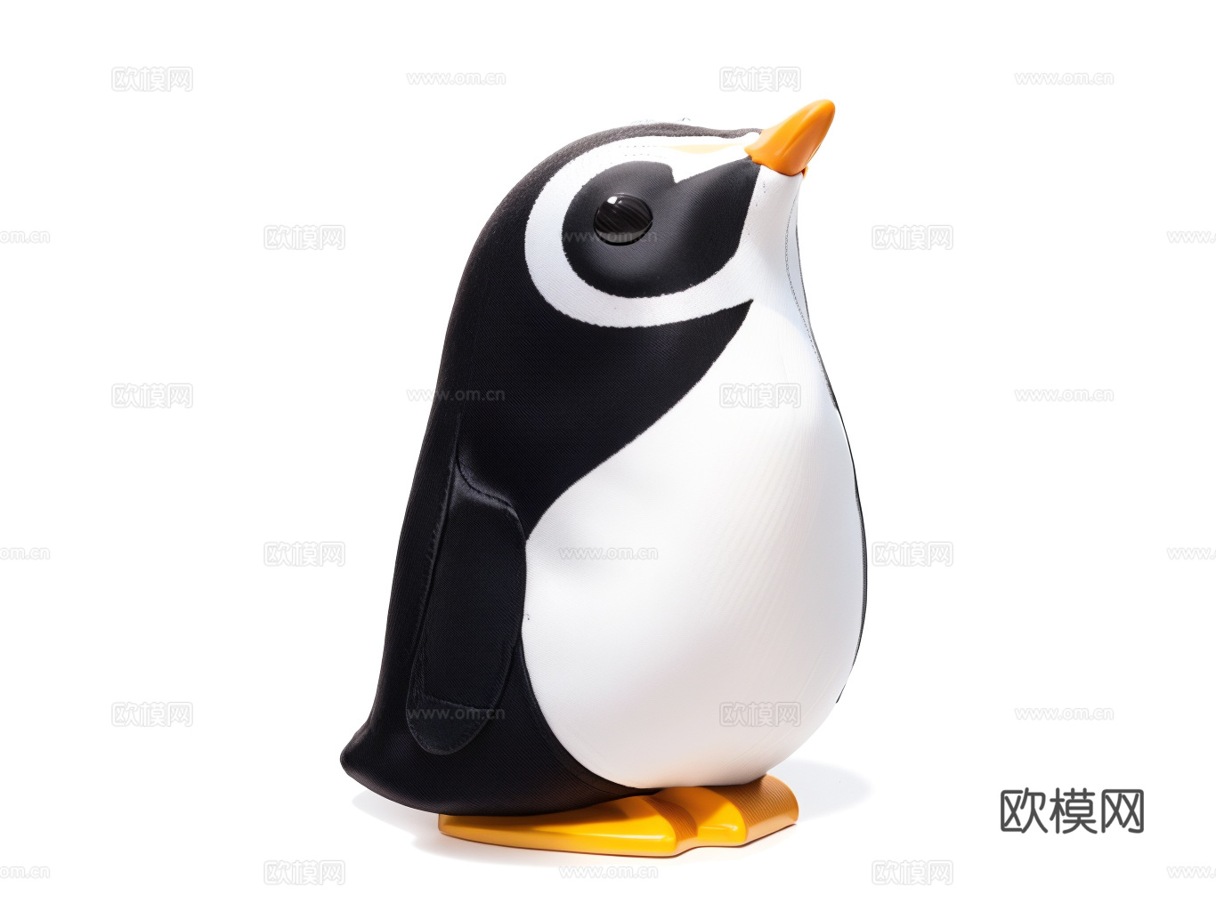 企鹅摆件su模型