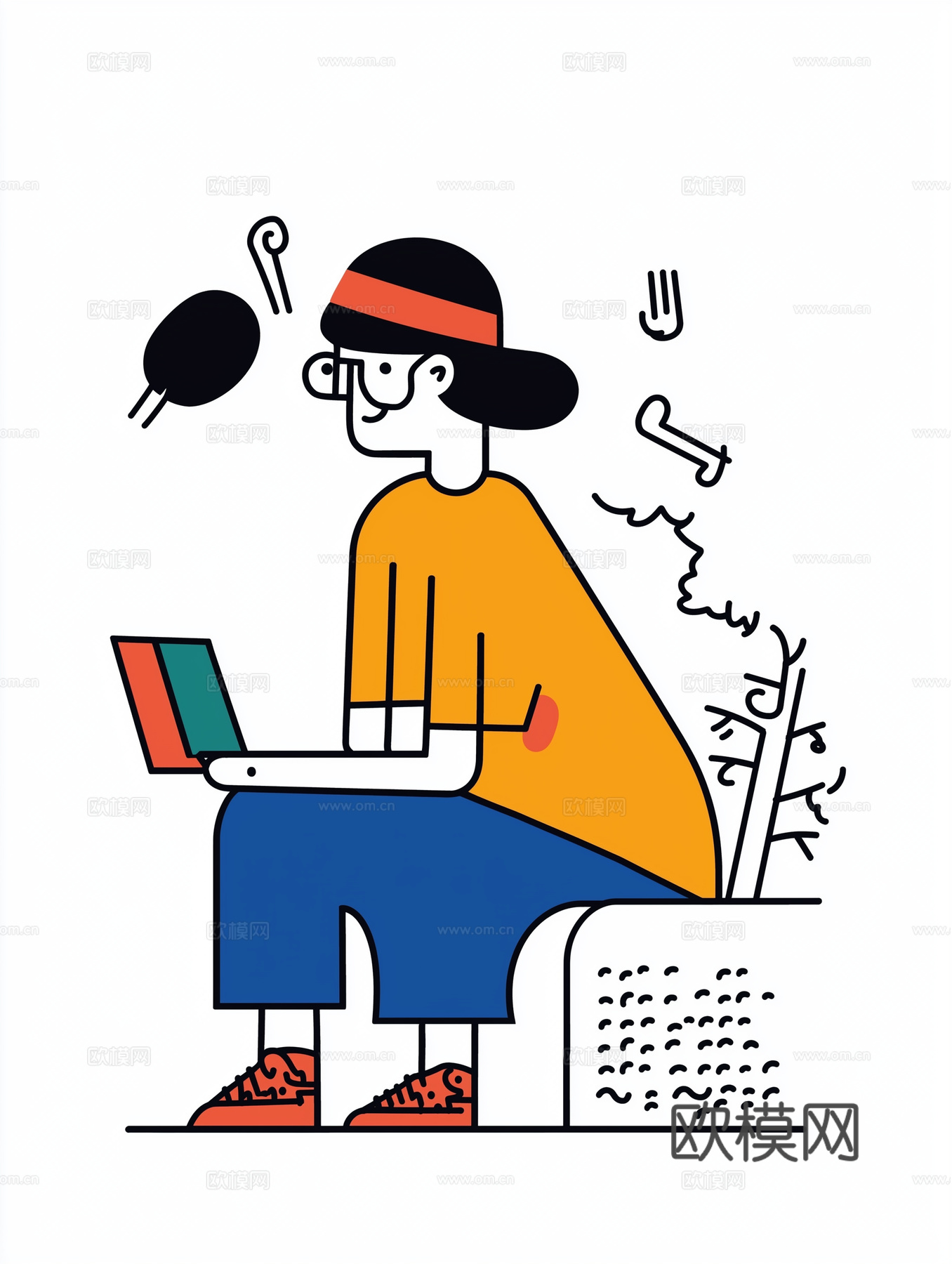 高清现代抽象油画