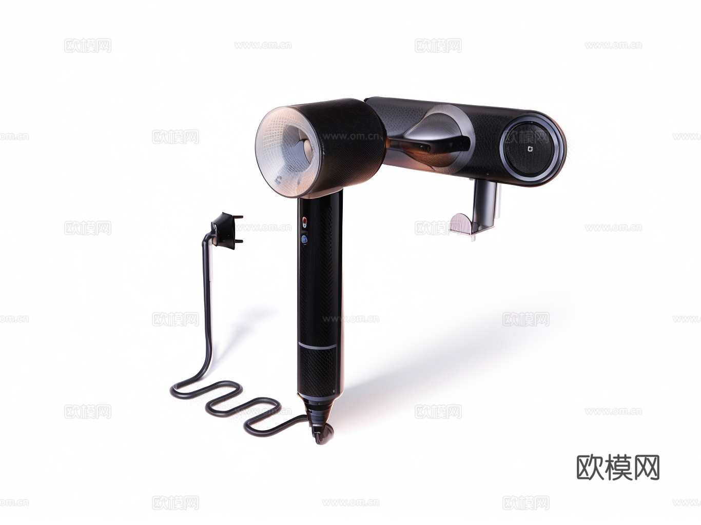 吹风机su模型下载（渲染图1）