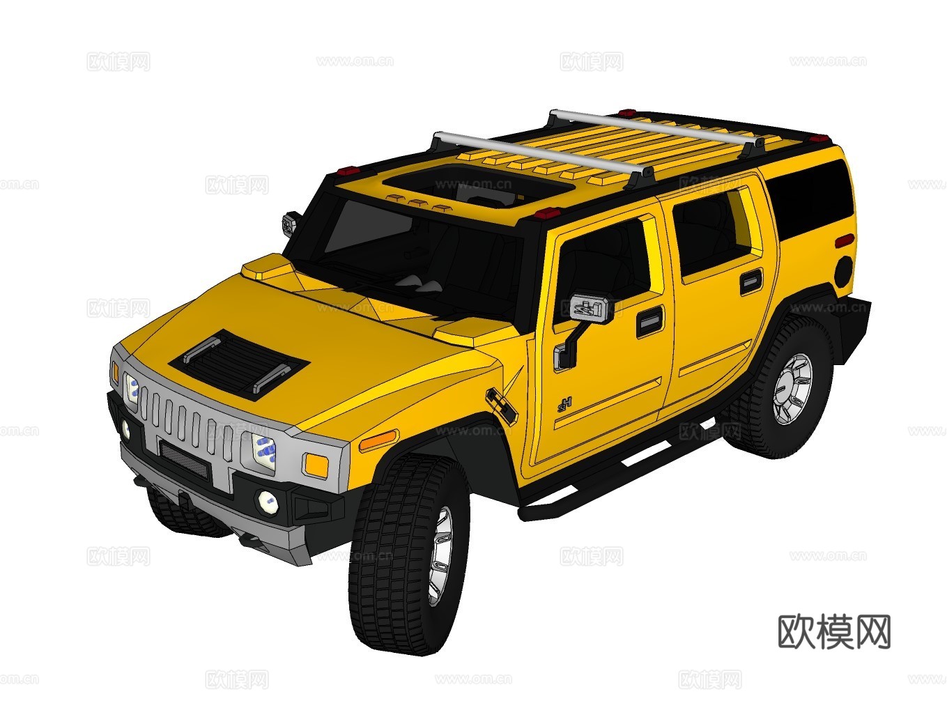 汽车su模型下载（渲染图2）