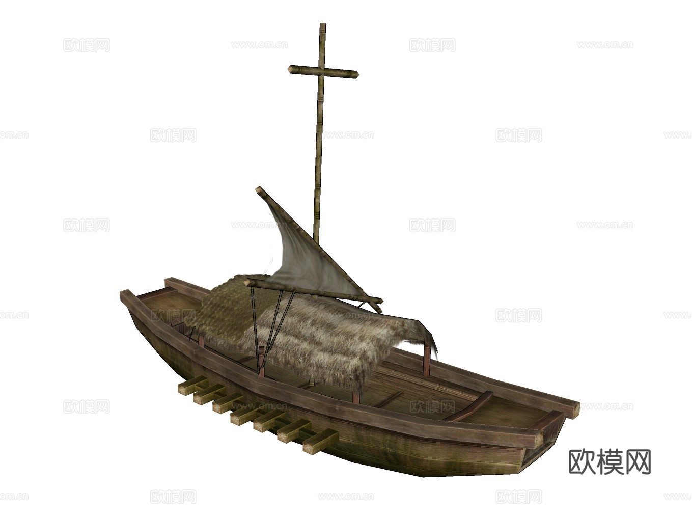 木船su模型