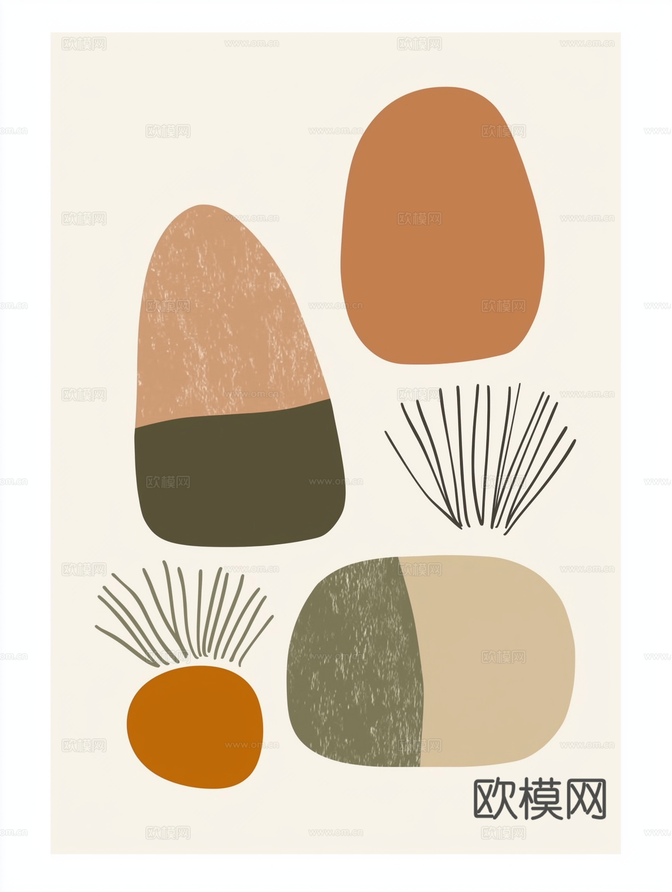 高清现代简约画