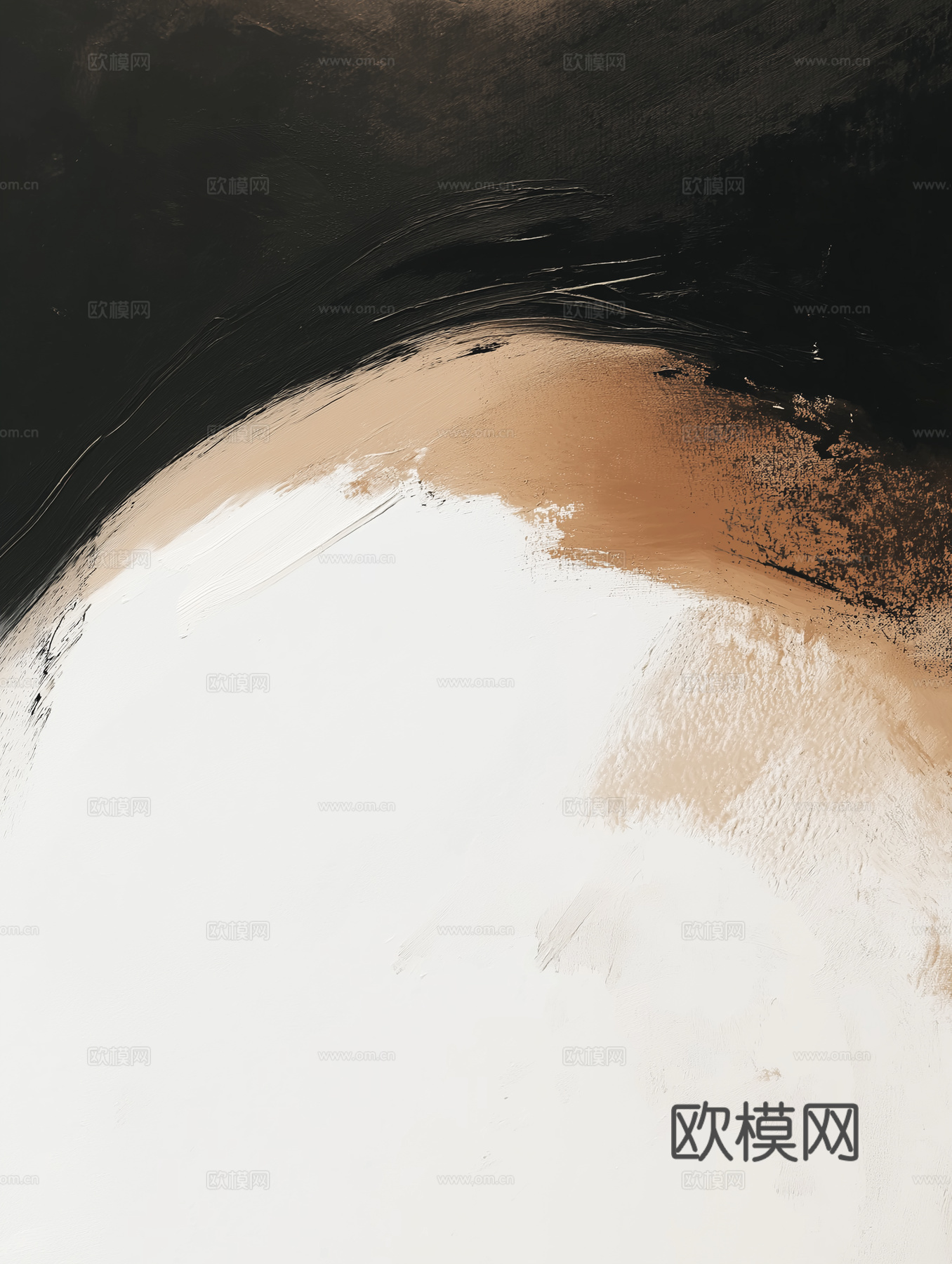 高清现代抽象油画