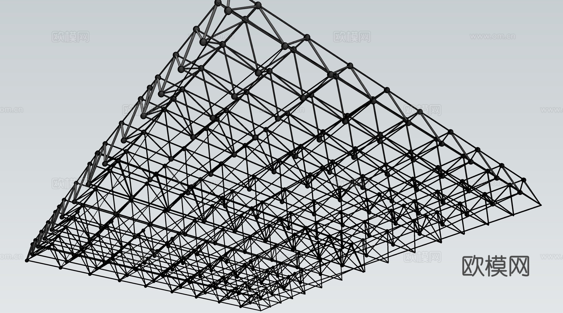 现代体育馆顶棚结构 体育馆钢结构顶棚 钢结构组合屋顶su模型